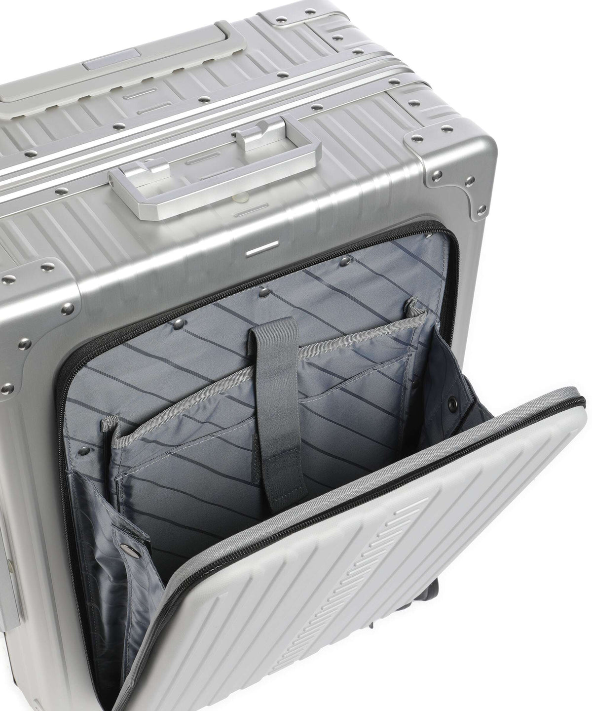 Aleon Classic 21 Domestic front flap Spinner (4 wheels) platinum