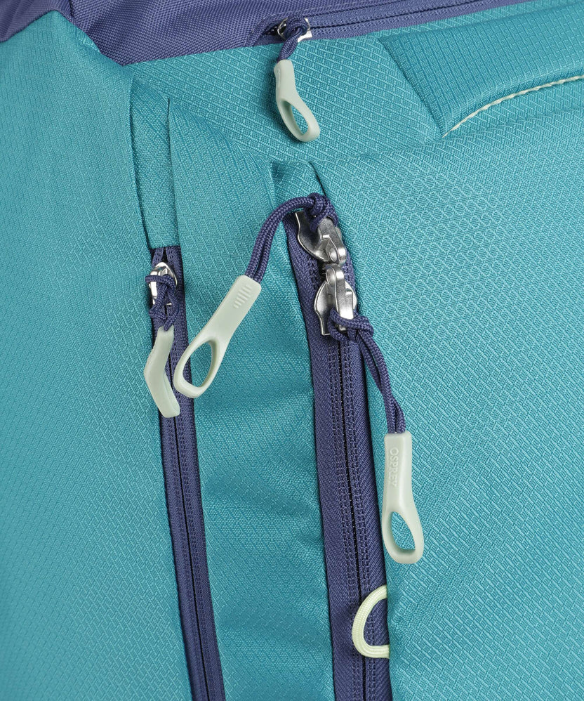 Osprey Daylite Travel bag with wheels blue spikemoss/alkaline