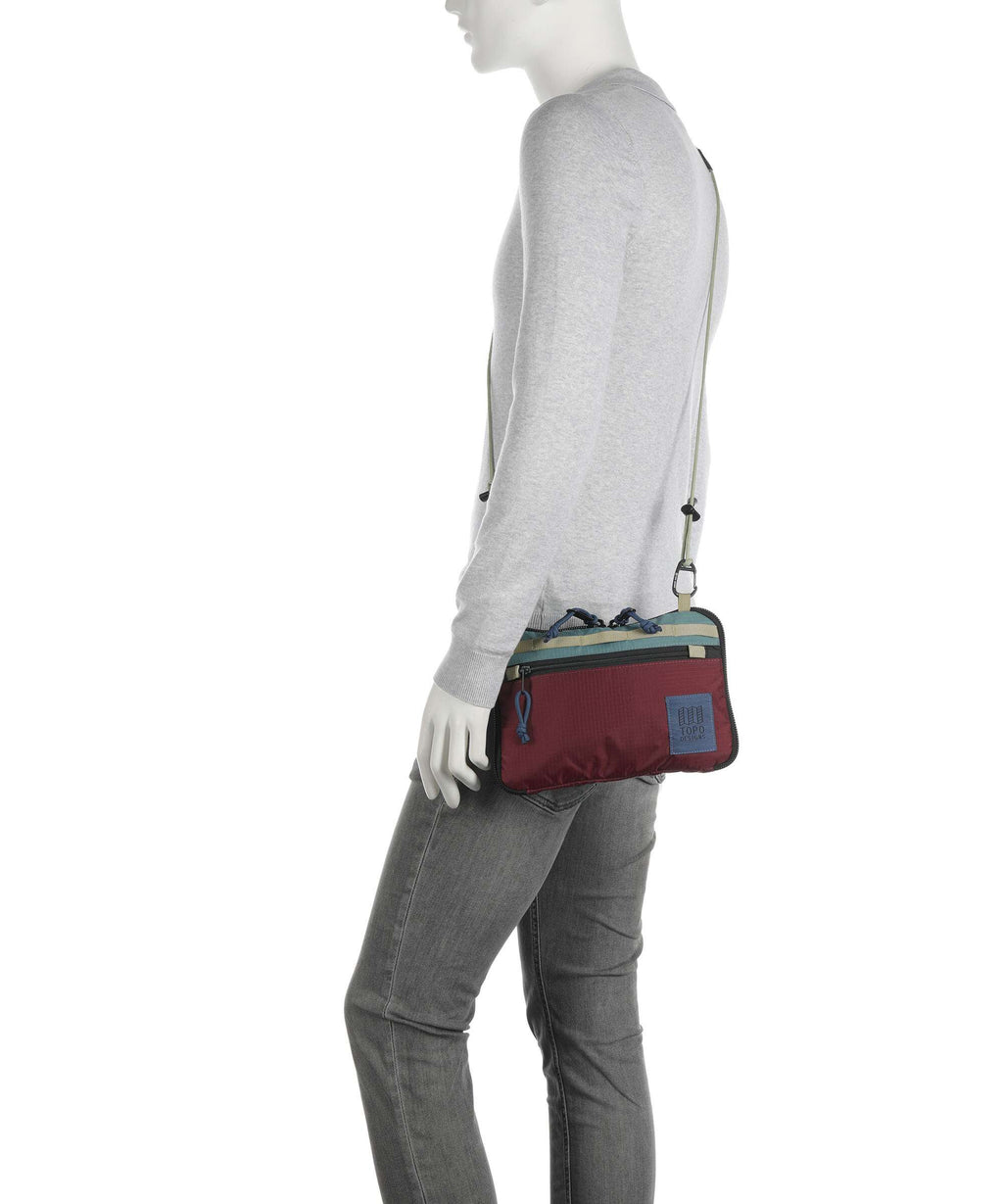 Topo Designs All Adventure Crossbody bag burgundy