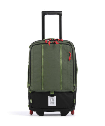 Topo Designs Global Matkalaukku pyörillä olive