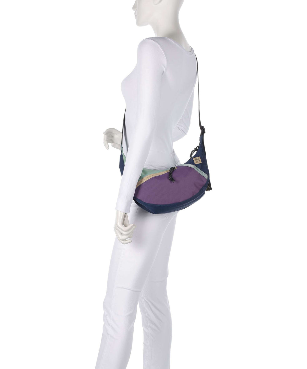Topo Designs Mountain Crossbody bag midnight/loganberry