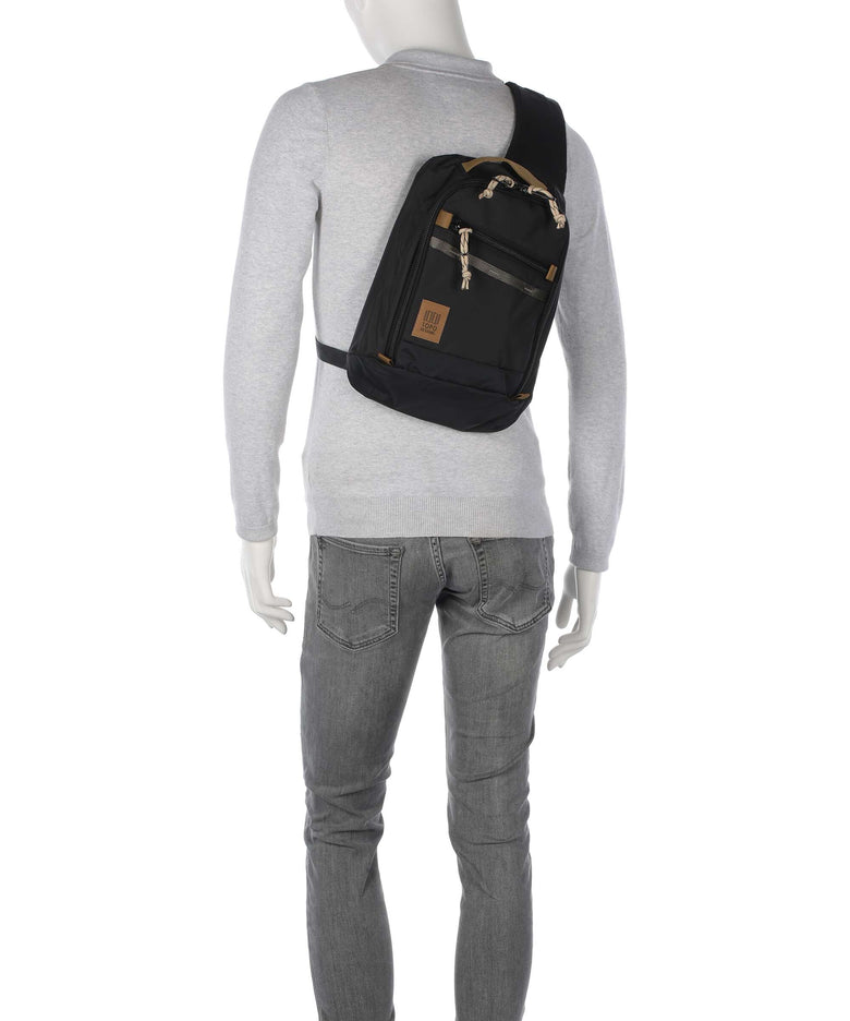 Topo Designs Mountain Sling bag stone blue/bone white