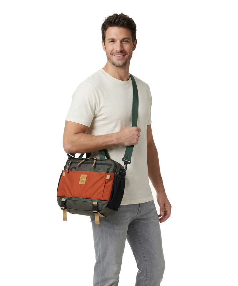 Topo Designs Mountain Crossbody bag woodland/terracotta