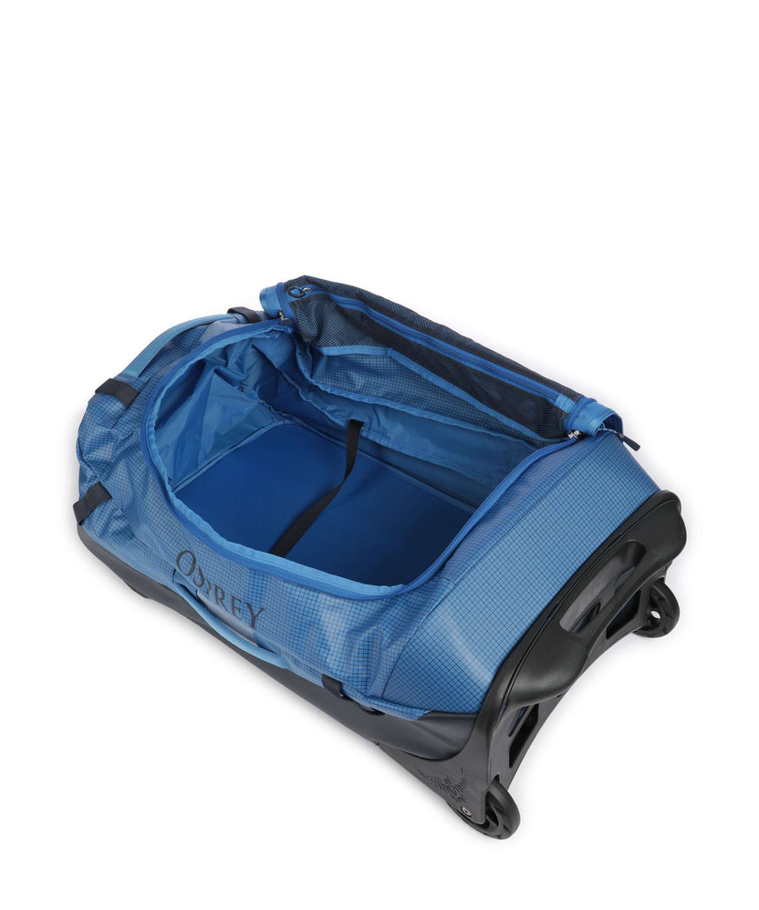Osprey Transporter 90 Travel bag with wheels blue flame/scoria blue