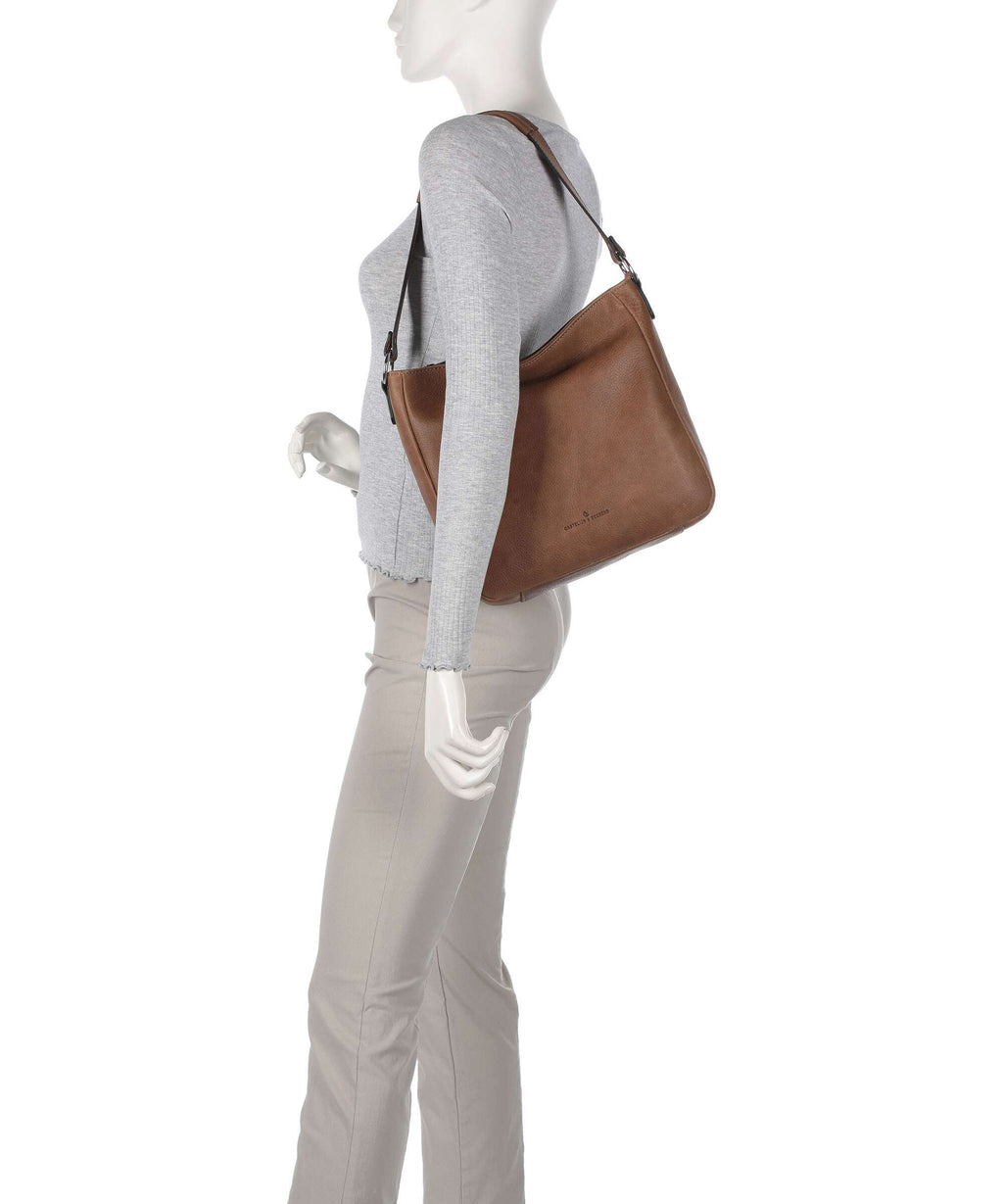 Castelijn & Beerens Carisma Hobo bag cognac