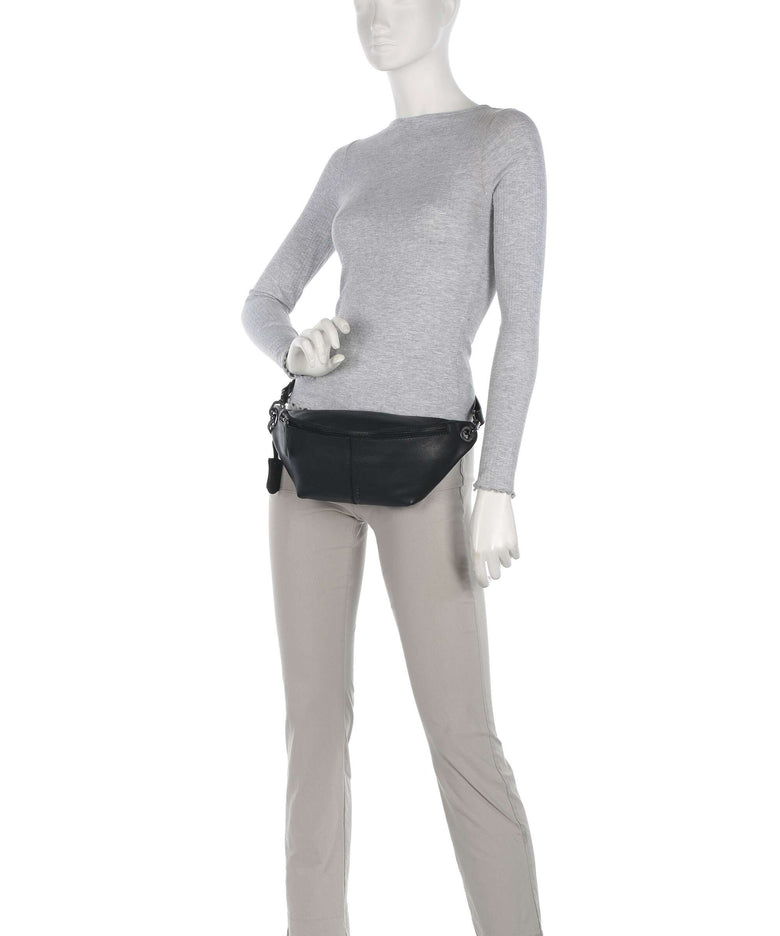 Burkely Radiant Raeven Belt bag bonfire black