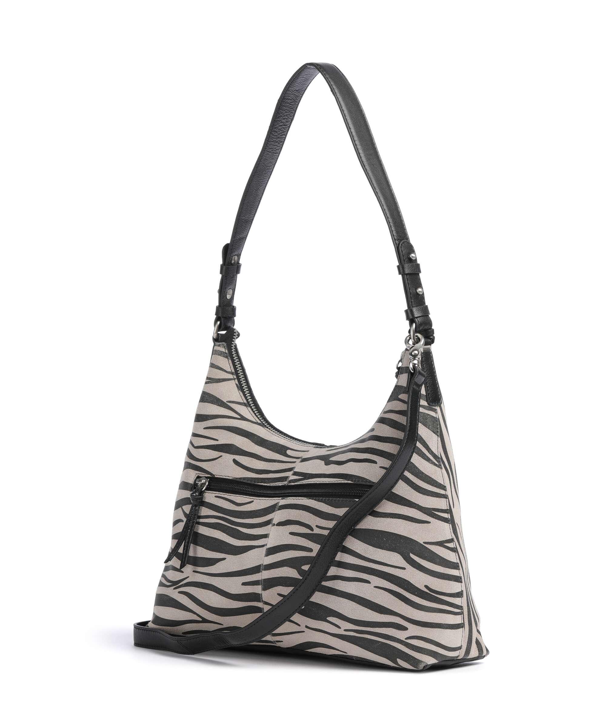 Burkely Animo Hobo bag zebra