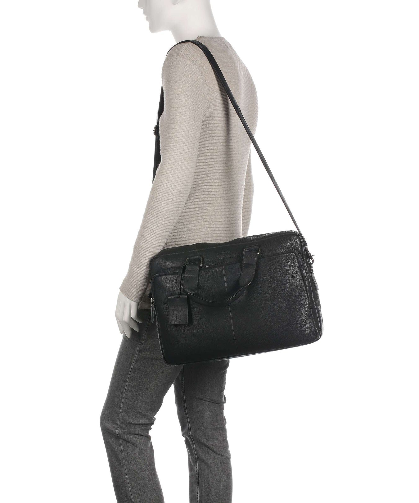 Burkely Antique Avery Briefcase zwart