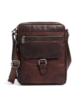 Spikes & Sparrow Bronco Olkalaukku dark brown