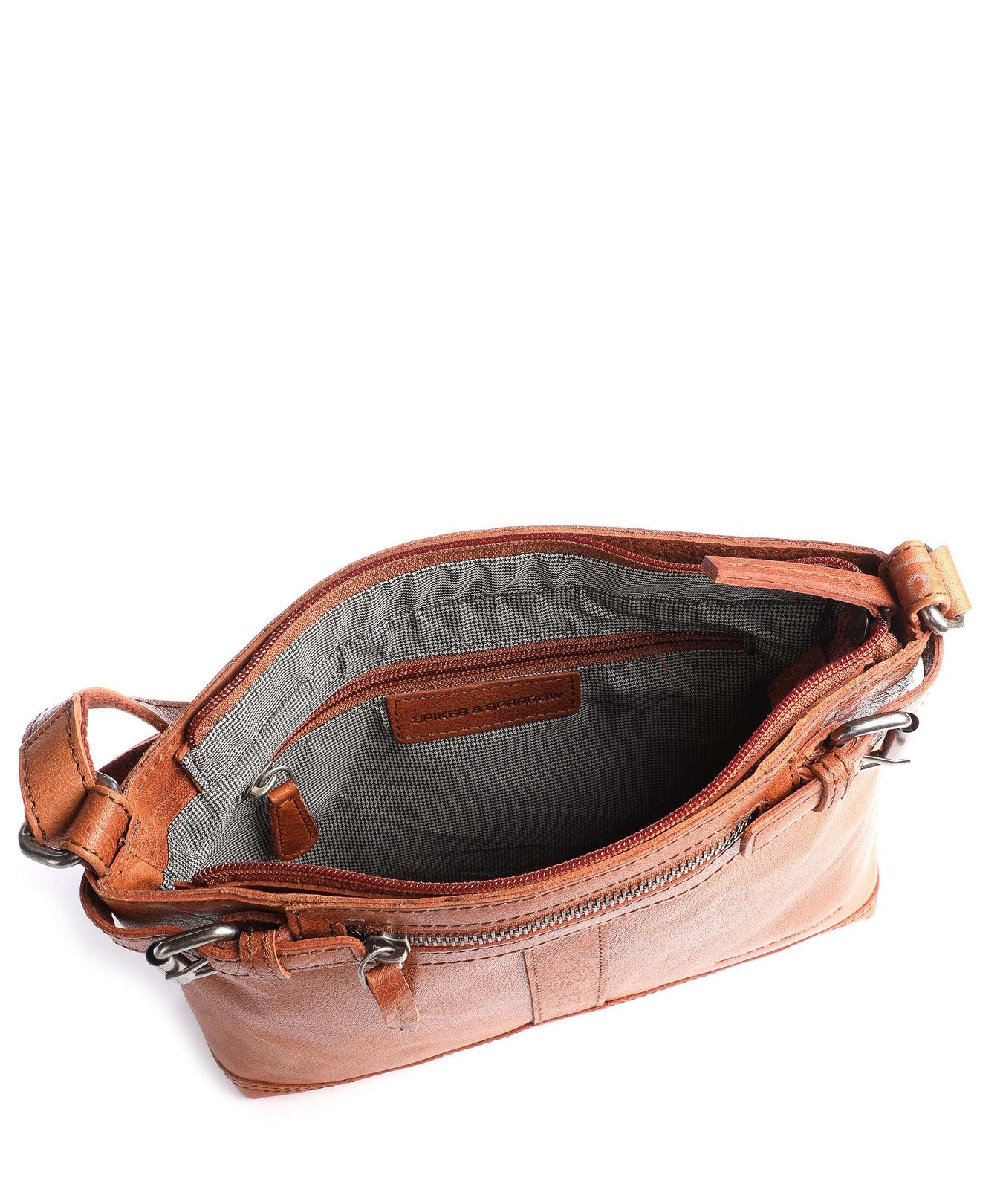 Spikes & Sparrow Bronco Crossbody bag brandy