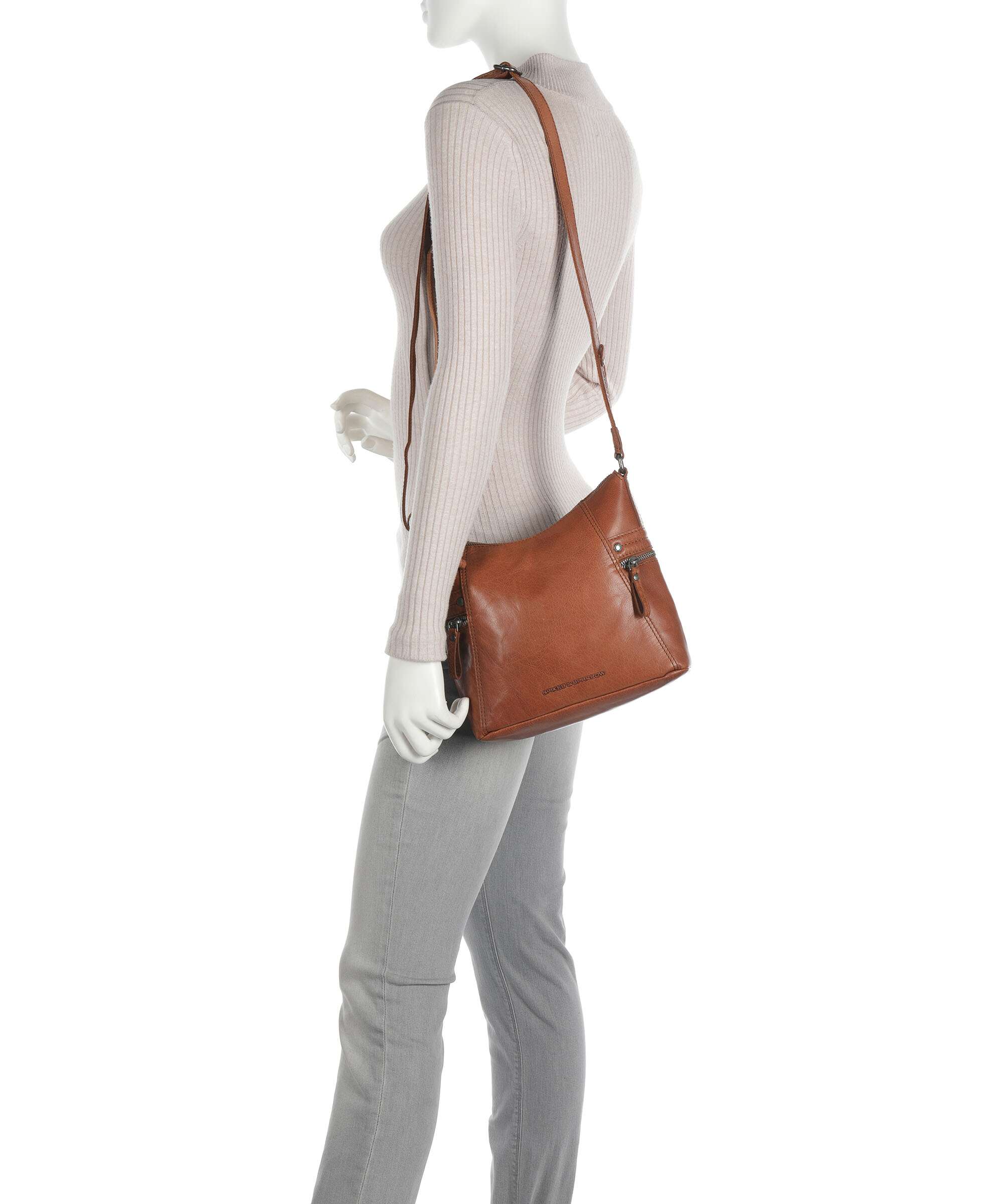 Spikes & Sparrow Bronco Crossbody bag brandy