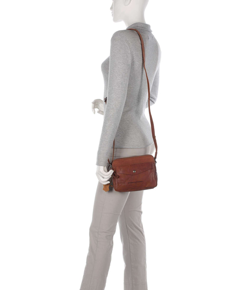 Spikes & Sparrow Bronco Crossbody bag brandy