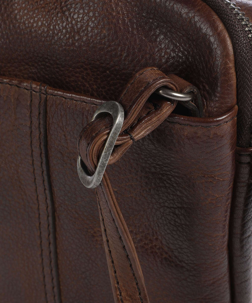 Spikes & Sparrow Apache Phone bag dunkelbraun