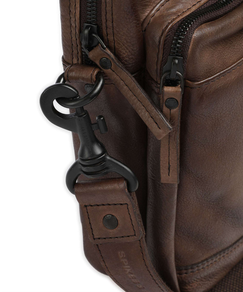 Spikes & Sparrow Apache Briefcase dunkelbraun