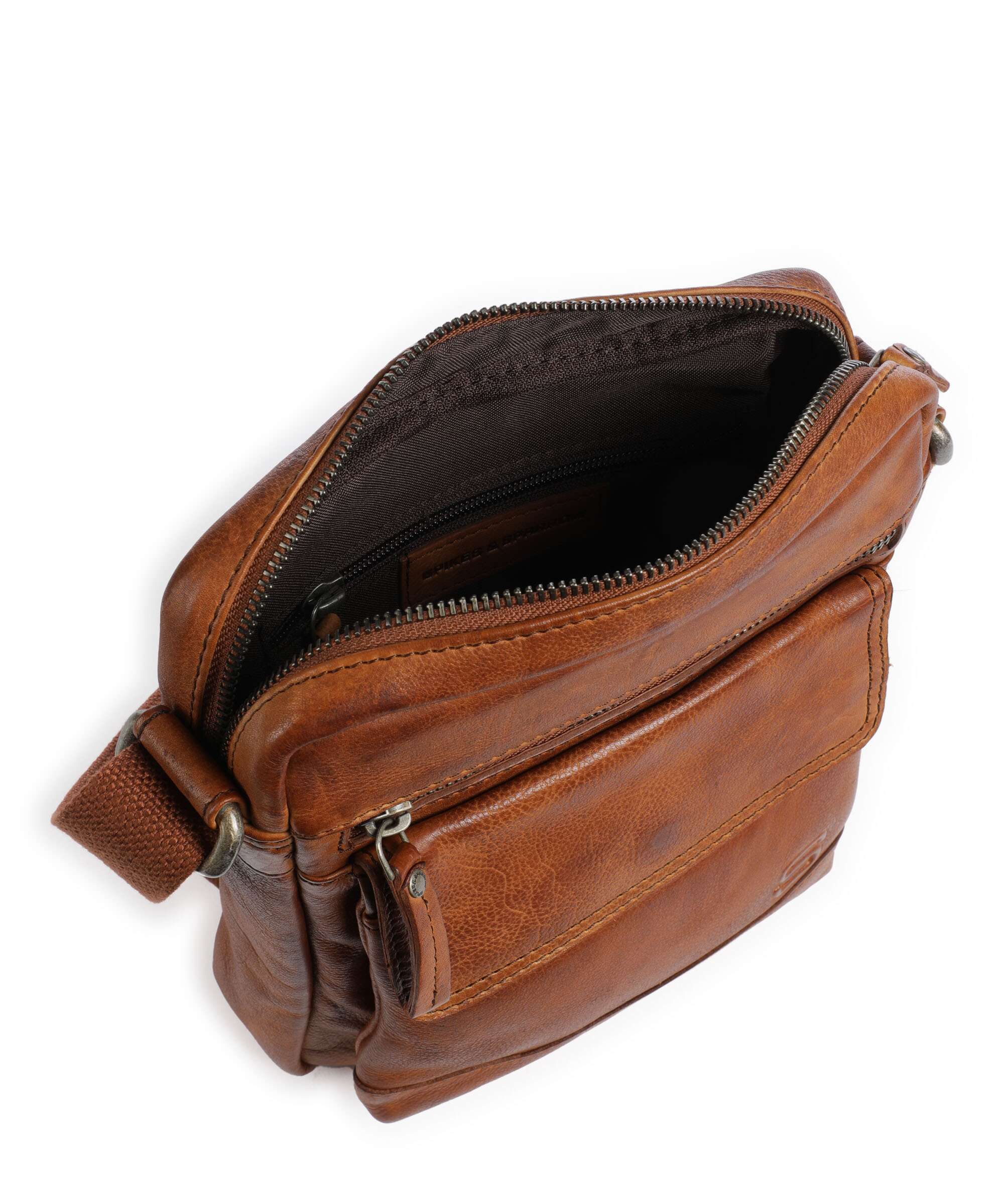 Spikes & Sparrow Apache Crossbody bag brandy