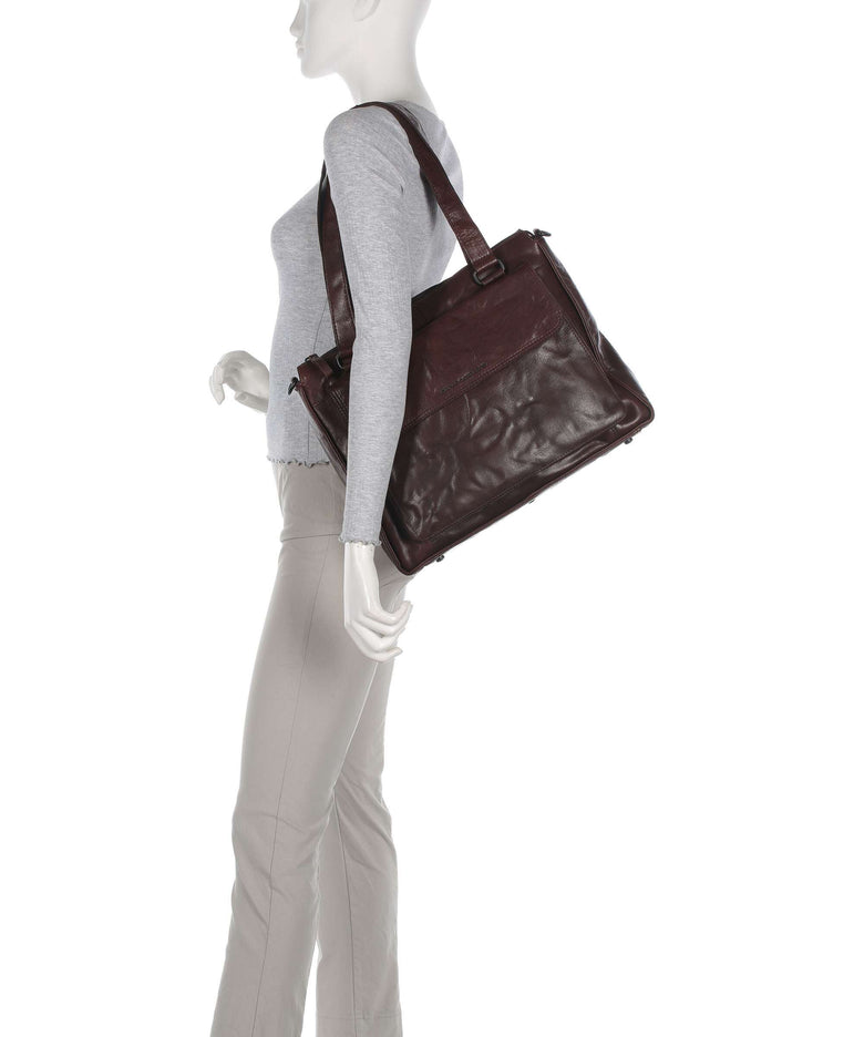 Spikes & Sparrow Bronco Ceciley Laptop bag dark brown