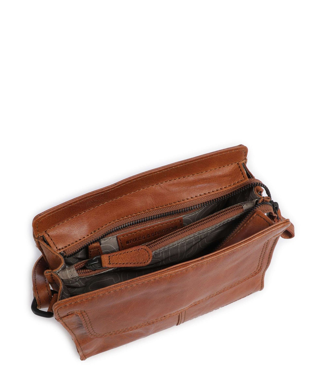 Spikes & Sparrow Bronco Leyla Crossbody bag brandy