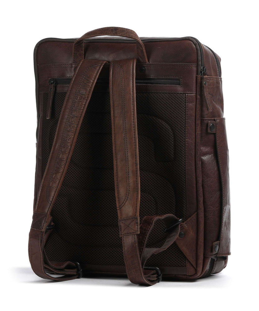 Spikes & Sparrow Bronco Jonathan Backpack dunkelbraun