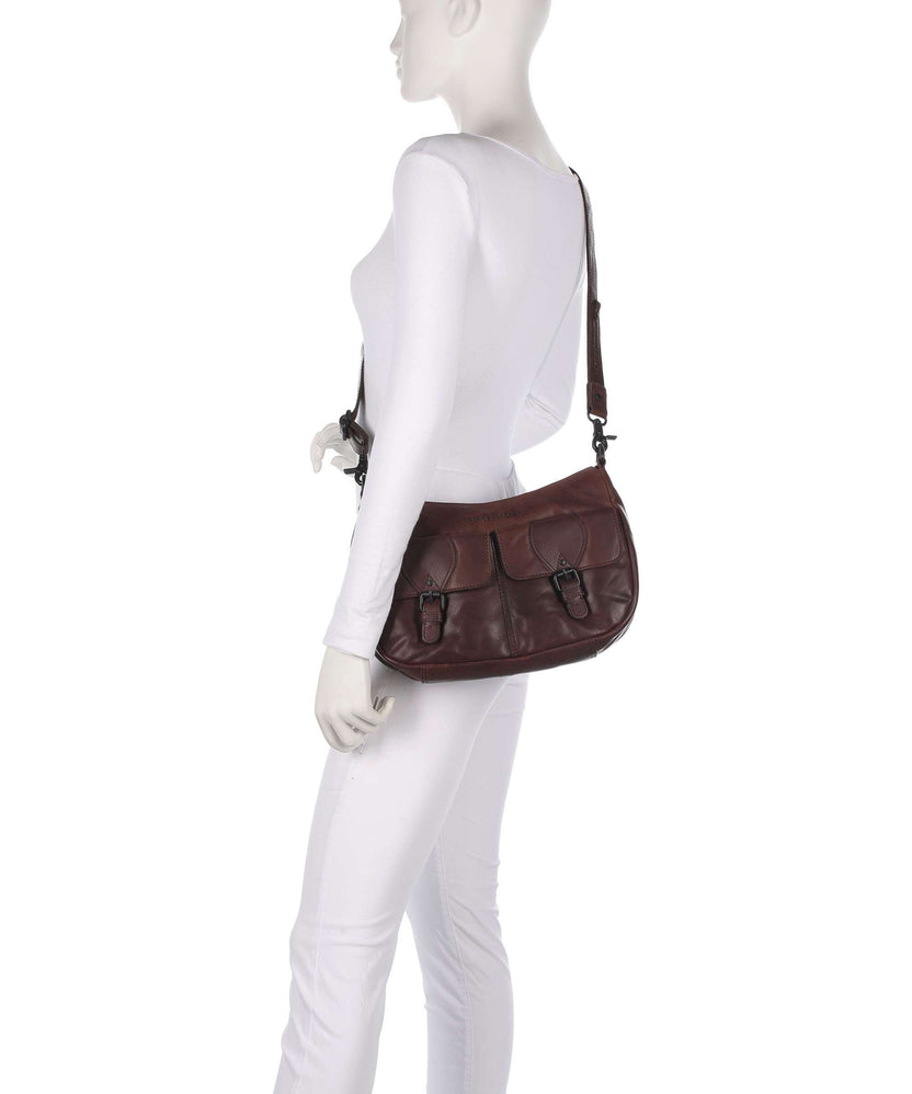 Spikes & Sparrow Bronco Ceileigh Shoulder bag dark brown