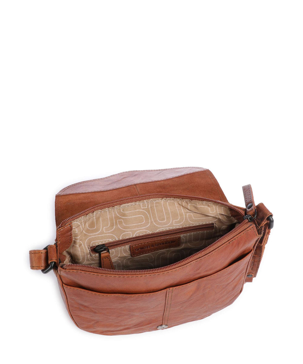 Spikes & Sparrow Bronco Nicolina Crossbody bag brandy