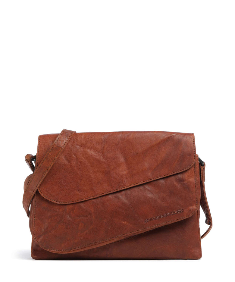 Spikes & Sparrow Bronco Carline Crossbody bag brandy