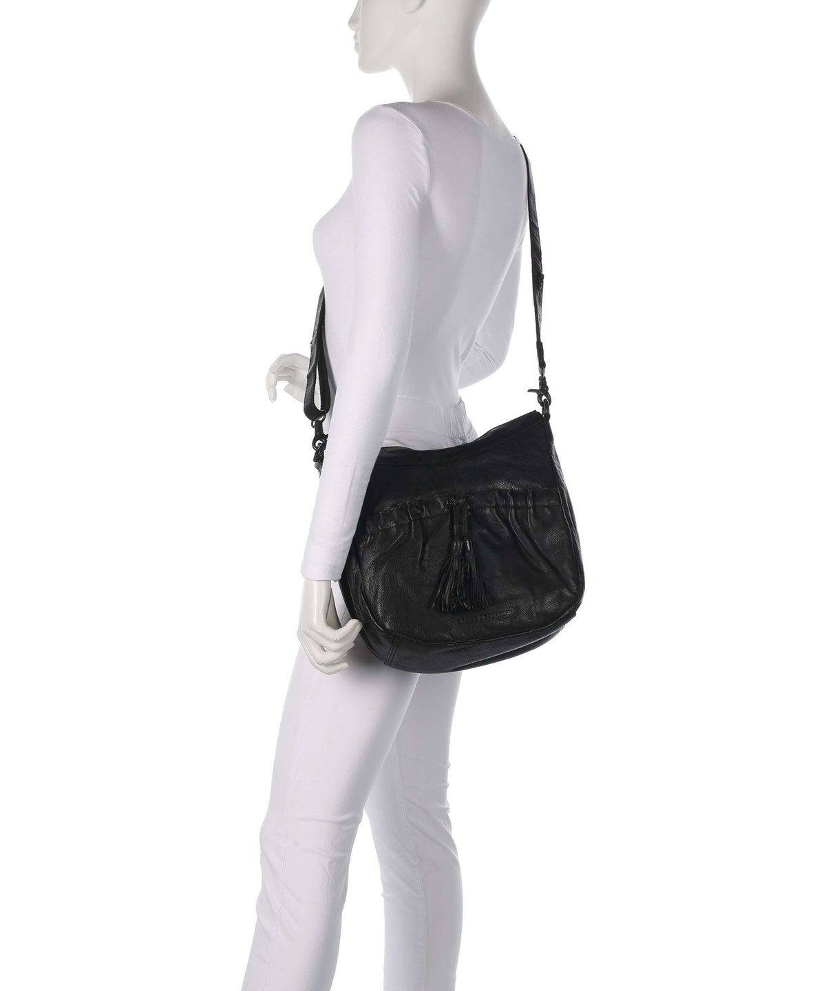 Spikes & Sparrow Apache Jinny Hobo bag black