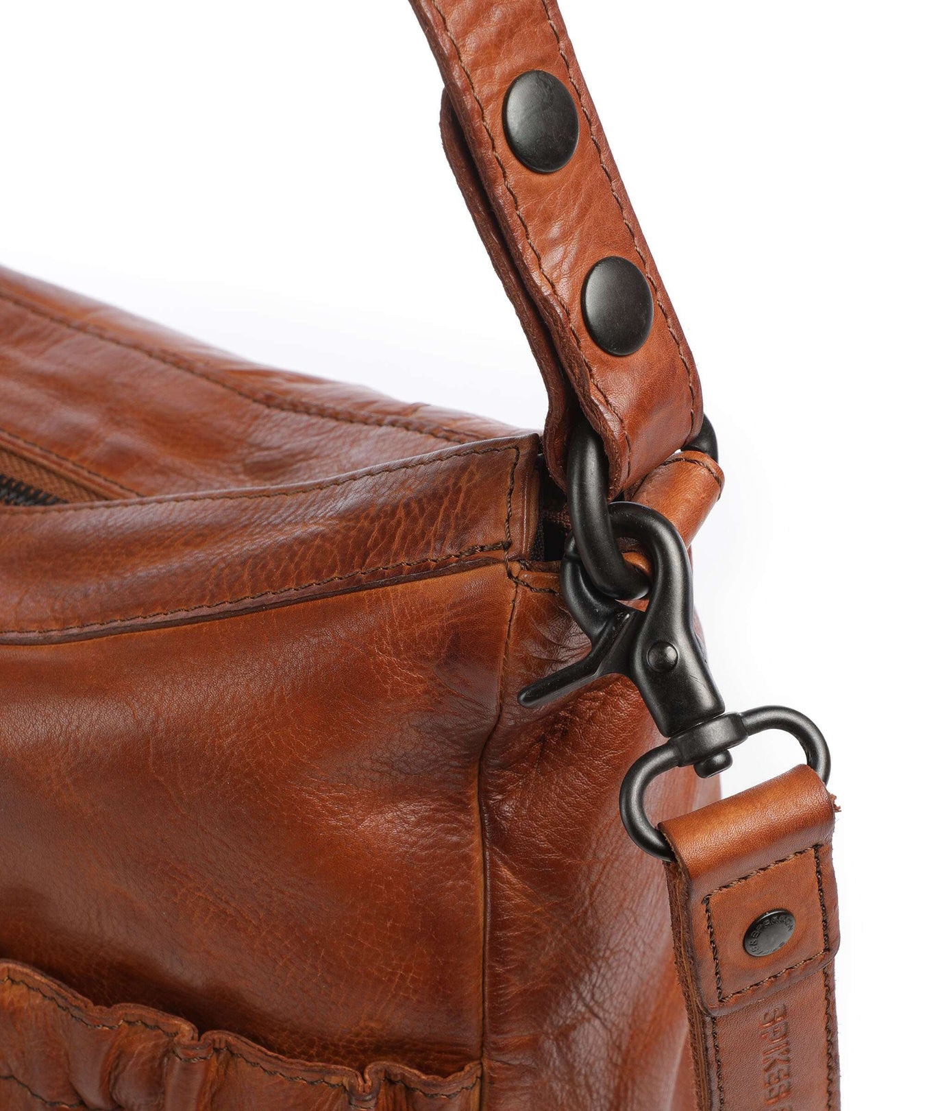 Spikes & Sparrow Apache Jinny Hobo bag brandy