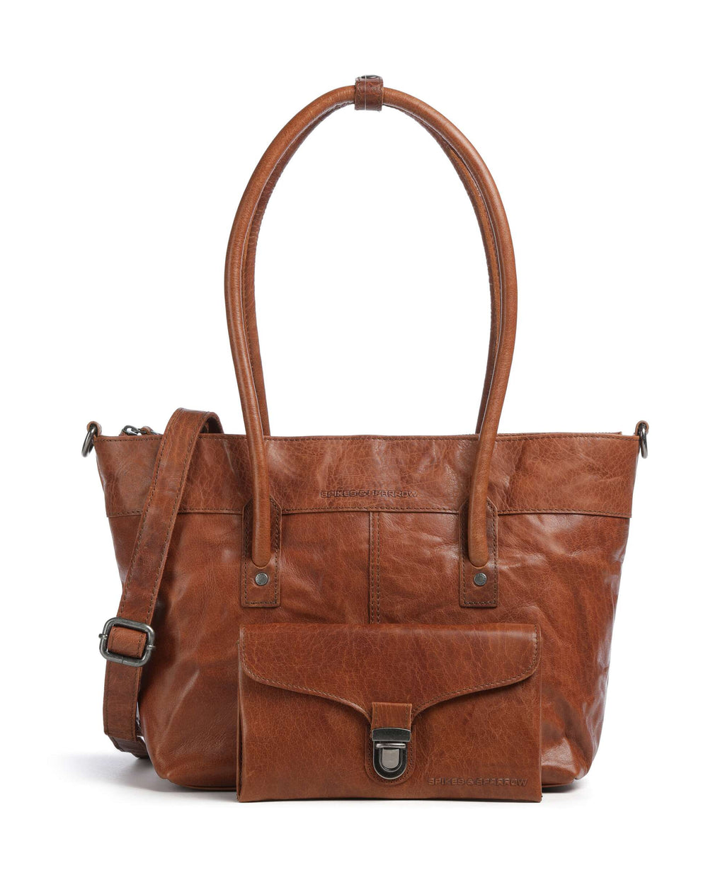 Spikes & Sparrow Bronco Yara Tote bag brandy