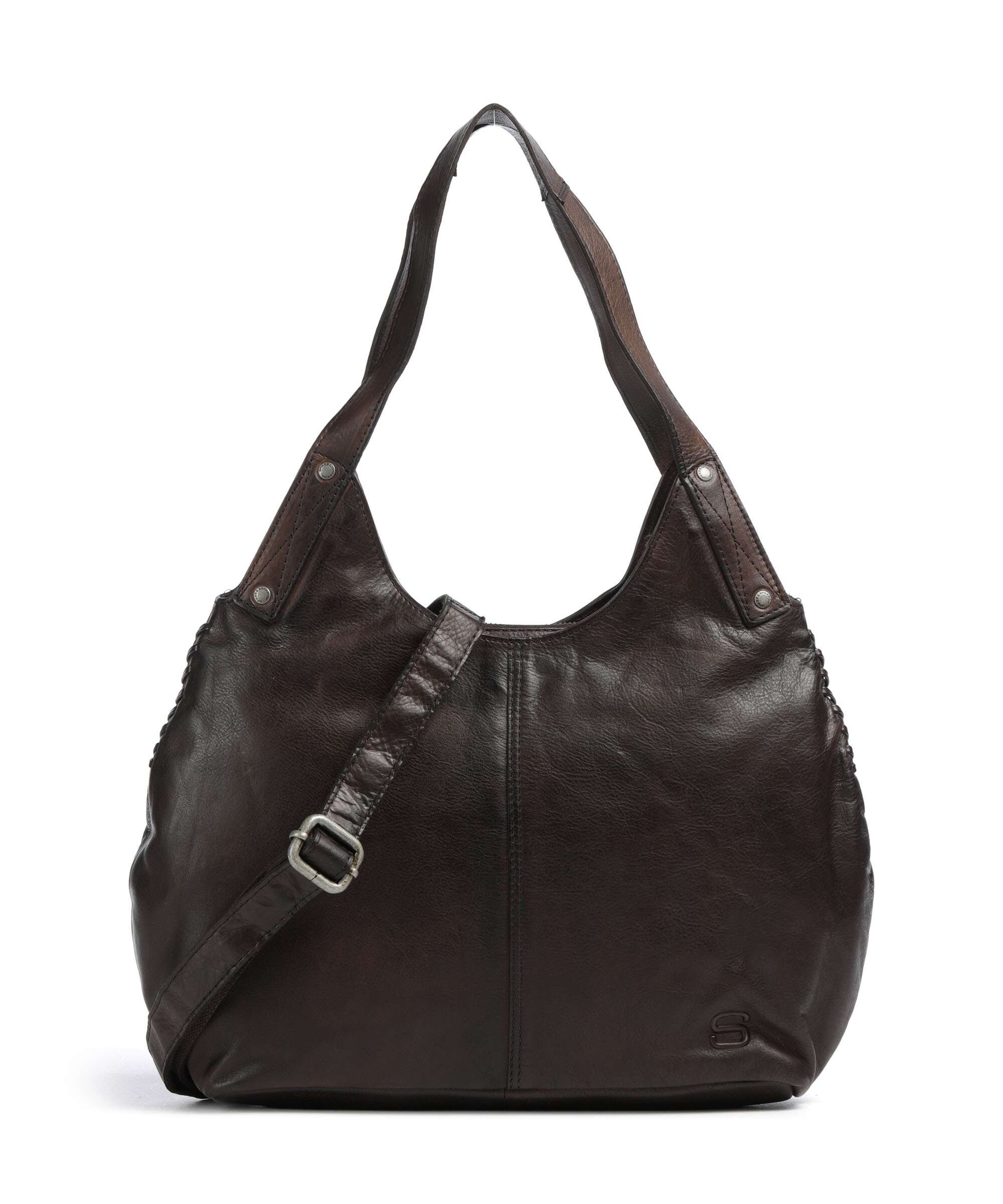 Spikes & Sparrow Apache Marthe Hobo bag dark brown