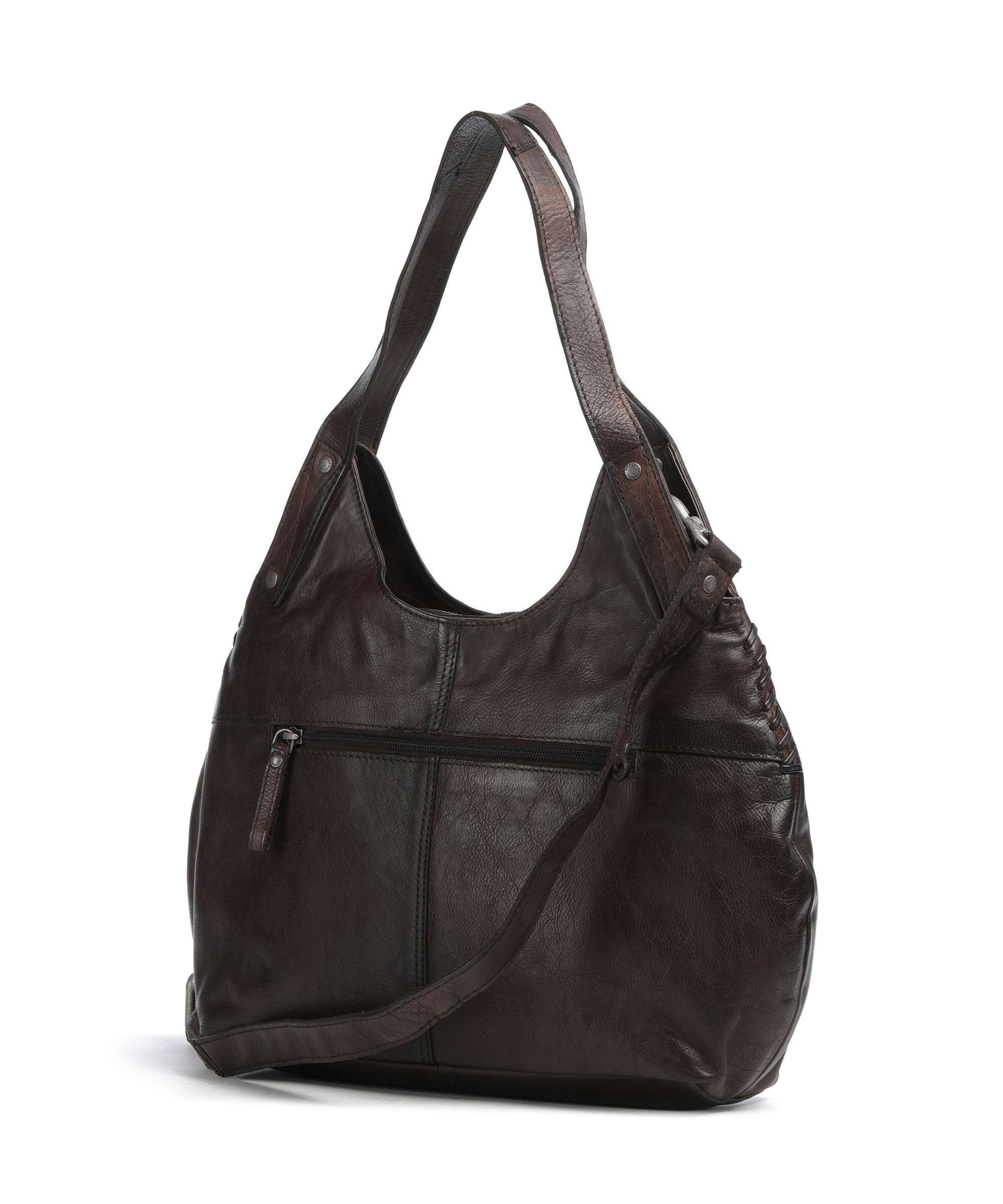 Spikes & Sparrow Apache Marthe Hobo bag dark brown