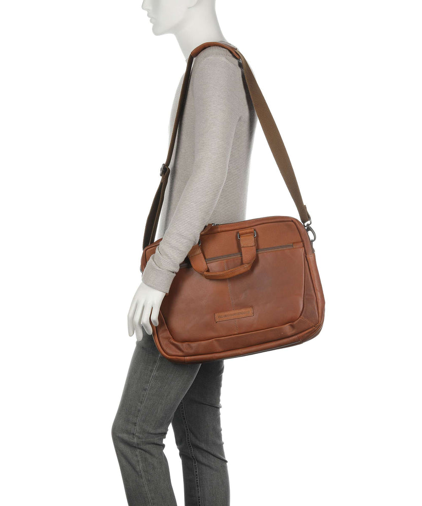 The Chesterfield Brand Seth Briefcase cognac