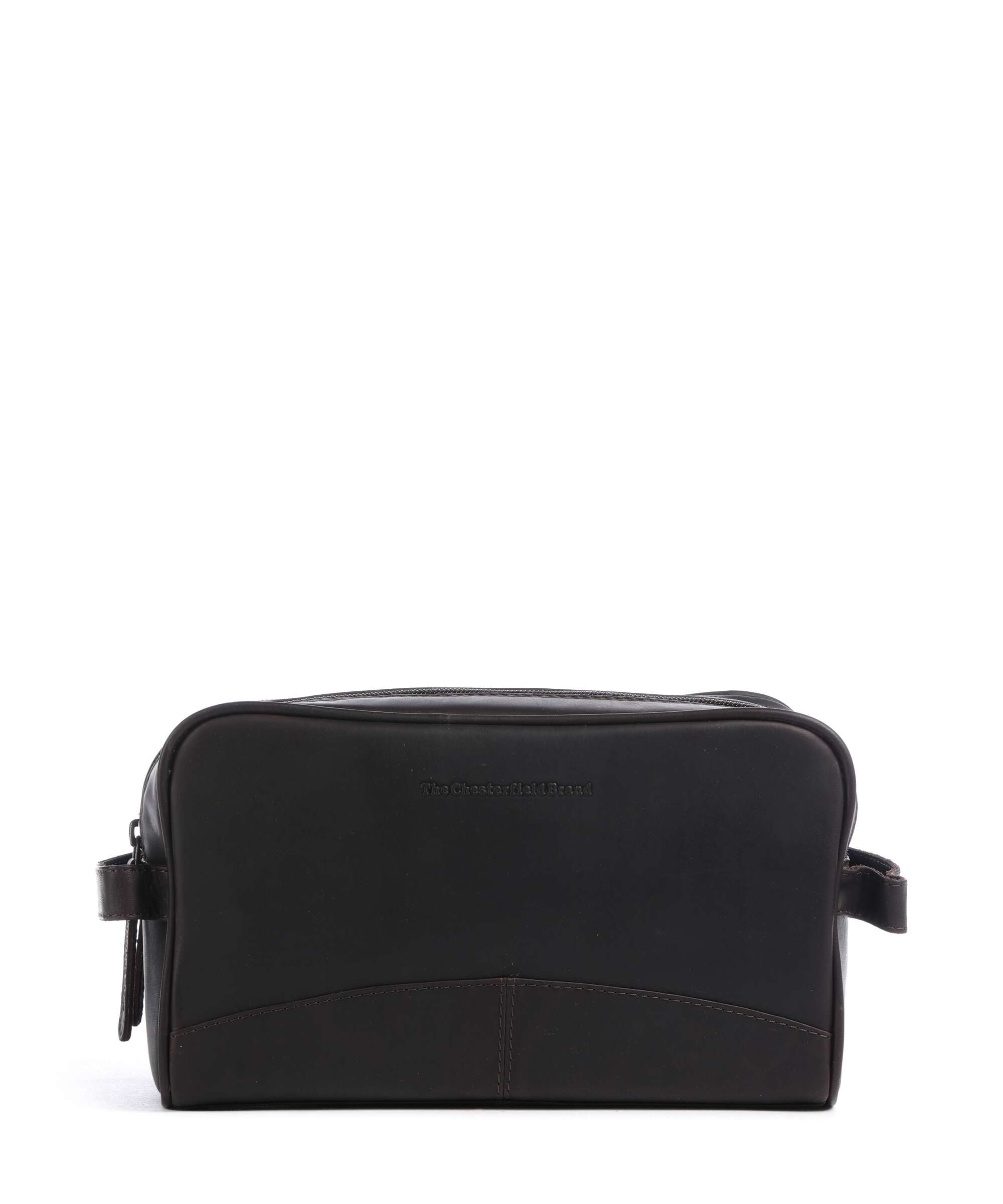 The Chesterfield Brand Cow Wax Pull Up Stacey Toiletry bag brown