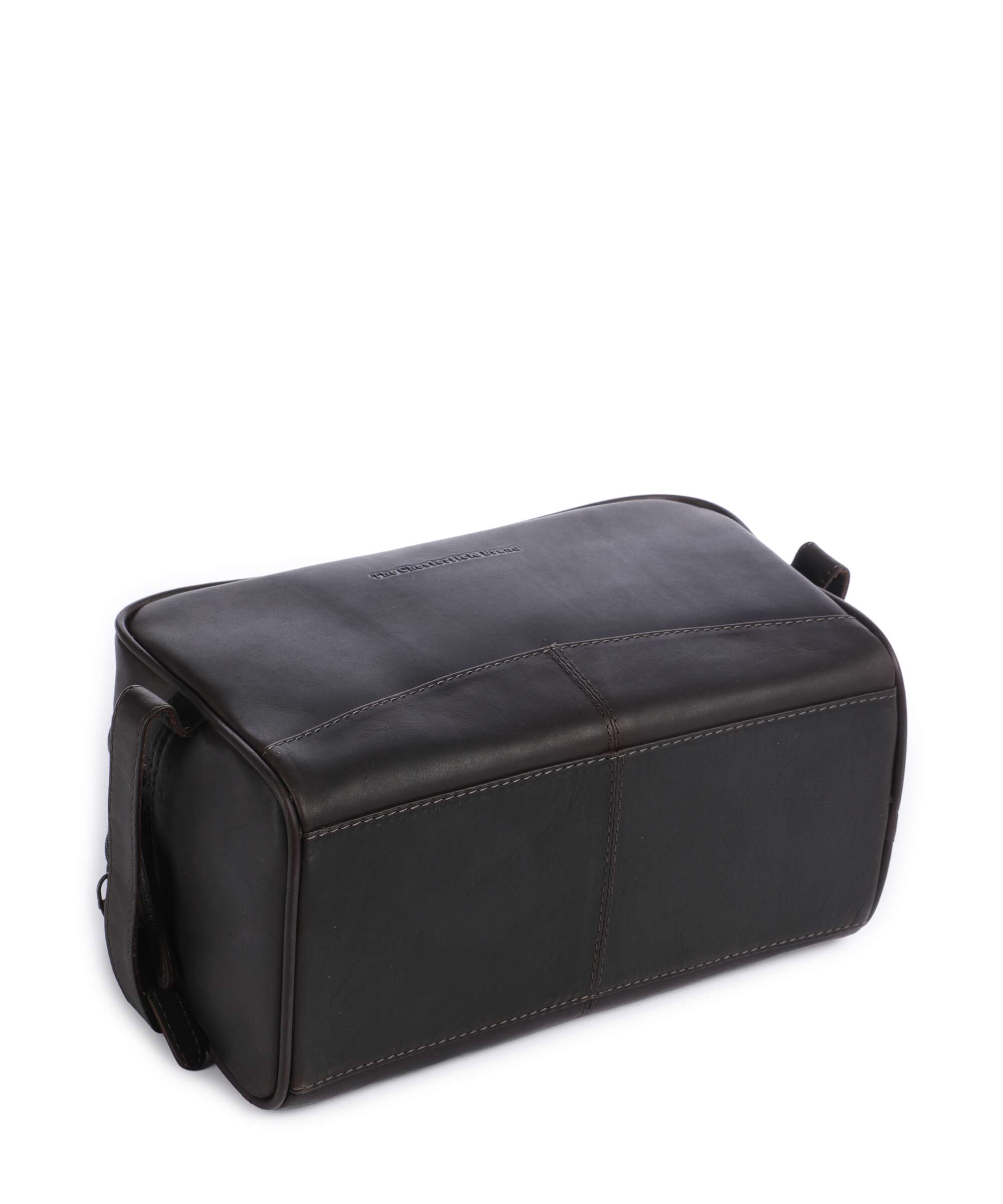 The Chesterfield Brand Cow Wax Pull Up Stacey Toiletry bag brown