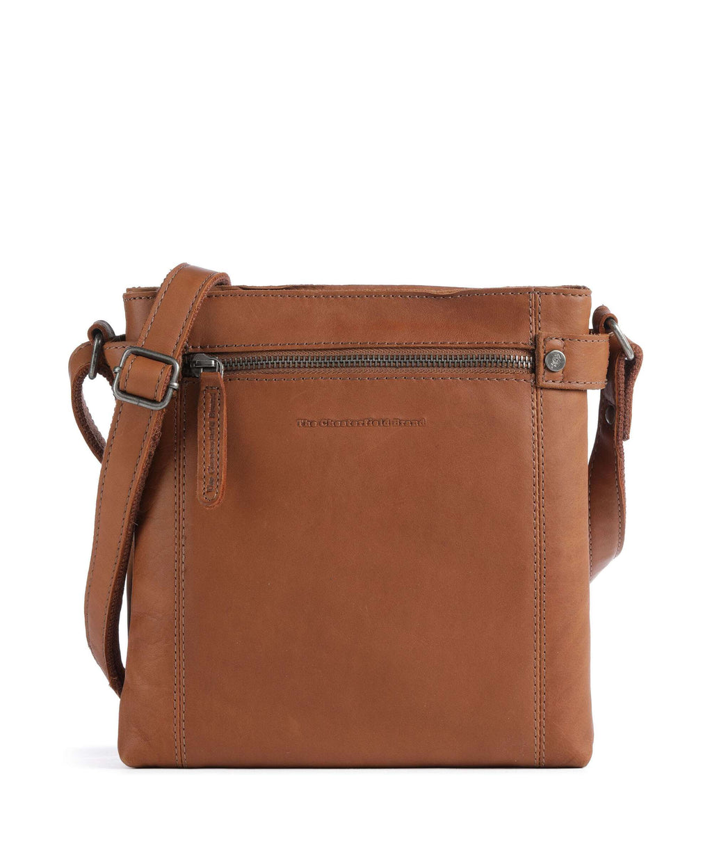 The Chesterfield Brand Wax Pull Up Cow Brandis Crossbody bag cognac