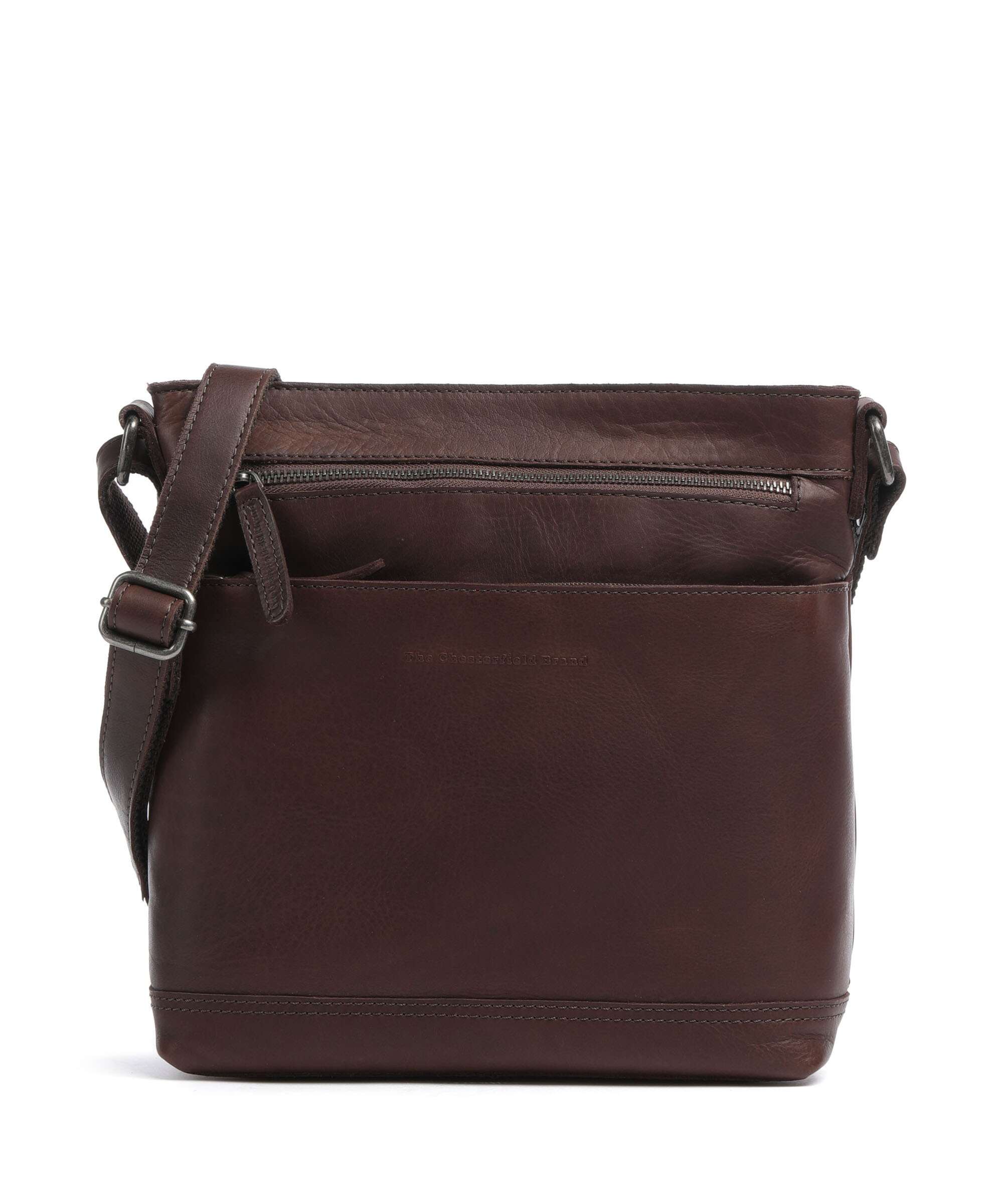 The Chesterfield Brand Wax Pull Up Cow Almeria Crossbody bag brown
