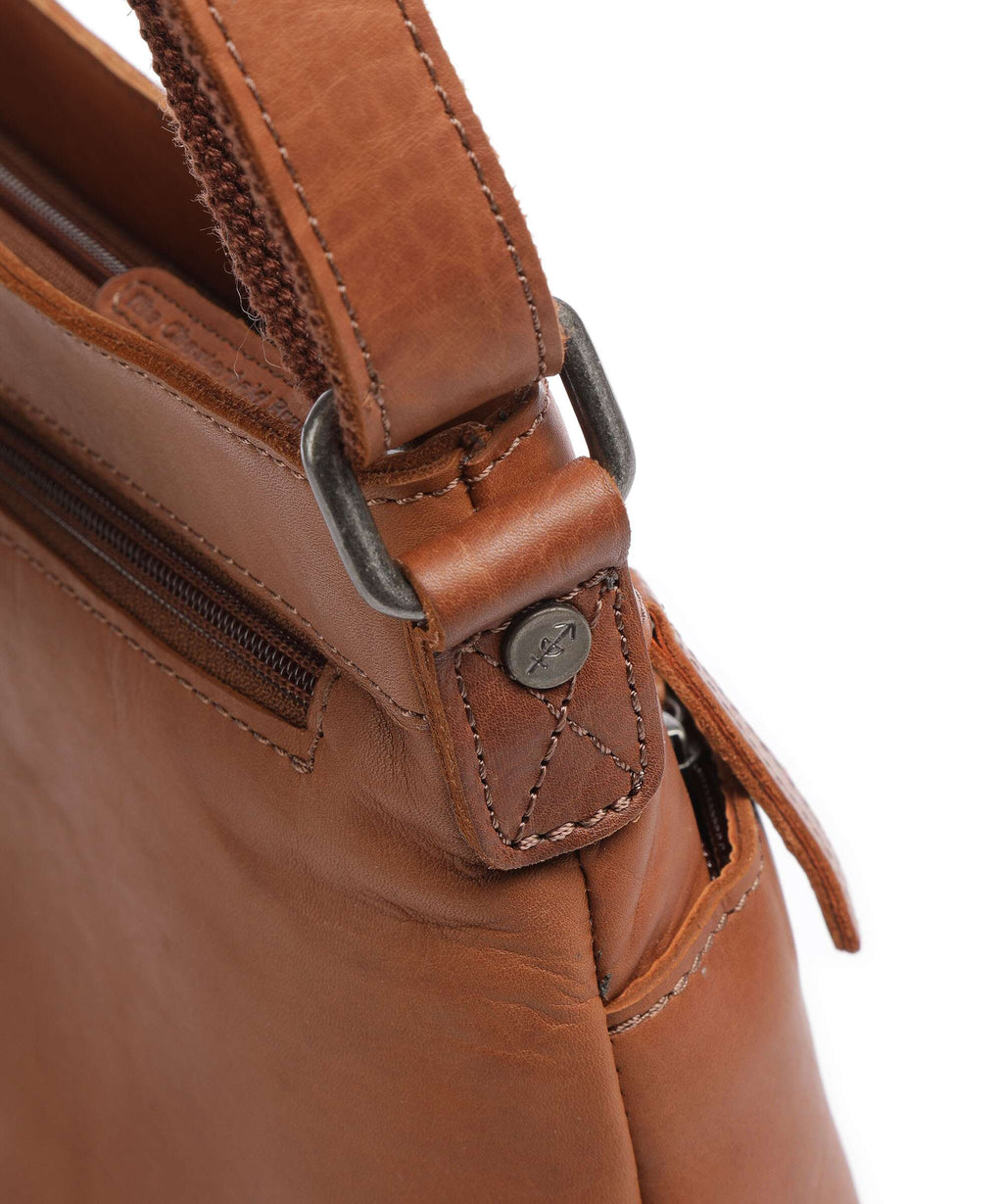 The Chesterfield Brand Wax Pull Up Cow Almeria Crossbody bag cognac