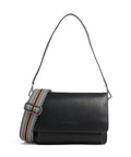 The Chesterfield Brand Wax Pull Up Cow Aviles Shoulder bag black