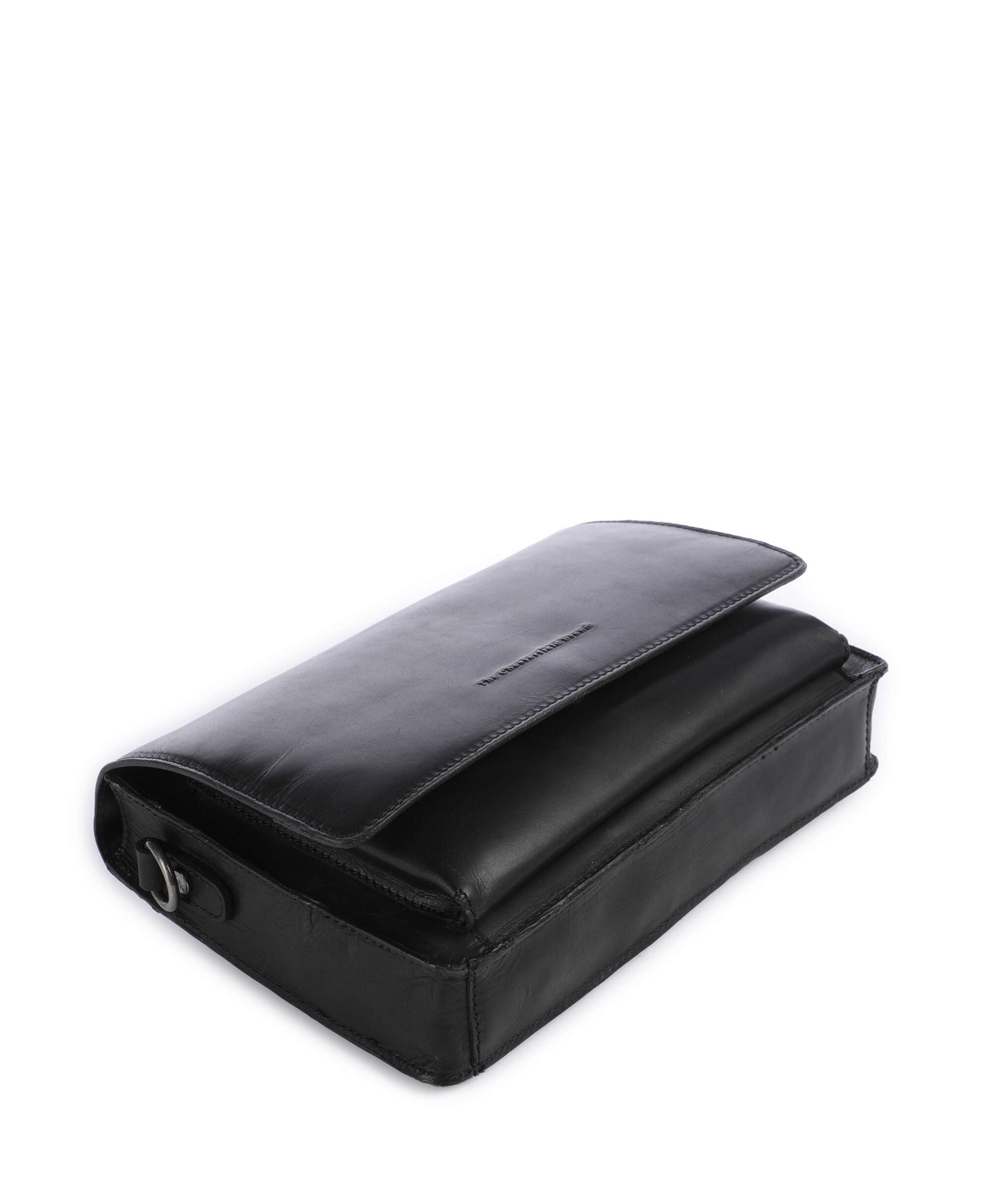 The Chesterfield Brand Wax Pull Up Cow Aviles Shoulder bag black