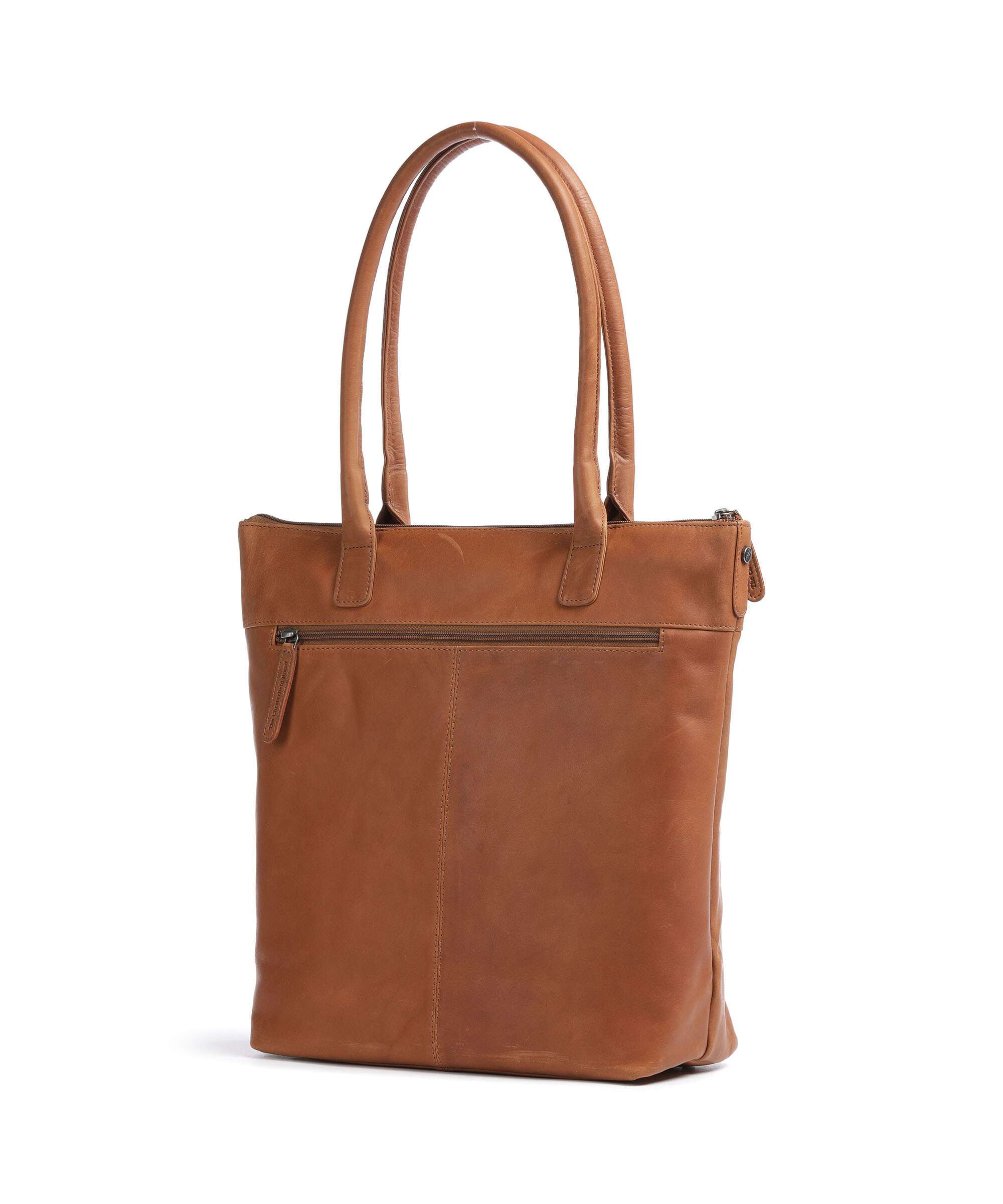 The Chesterfield Brand Wax Pull Up Cow Altona Tote bag cognac