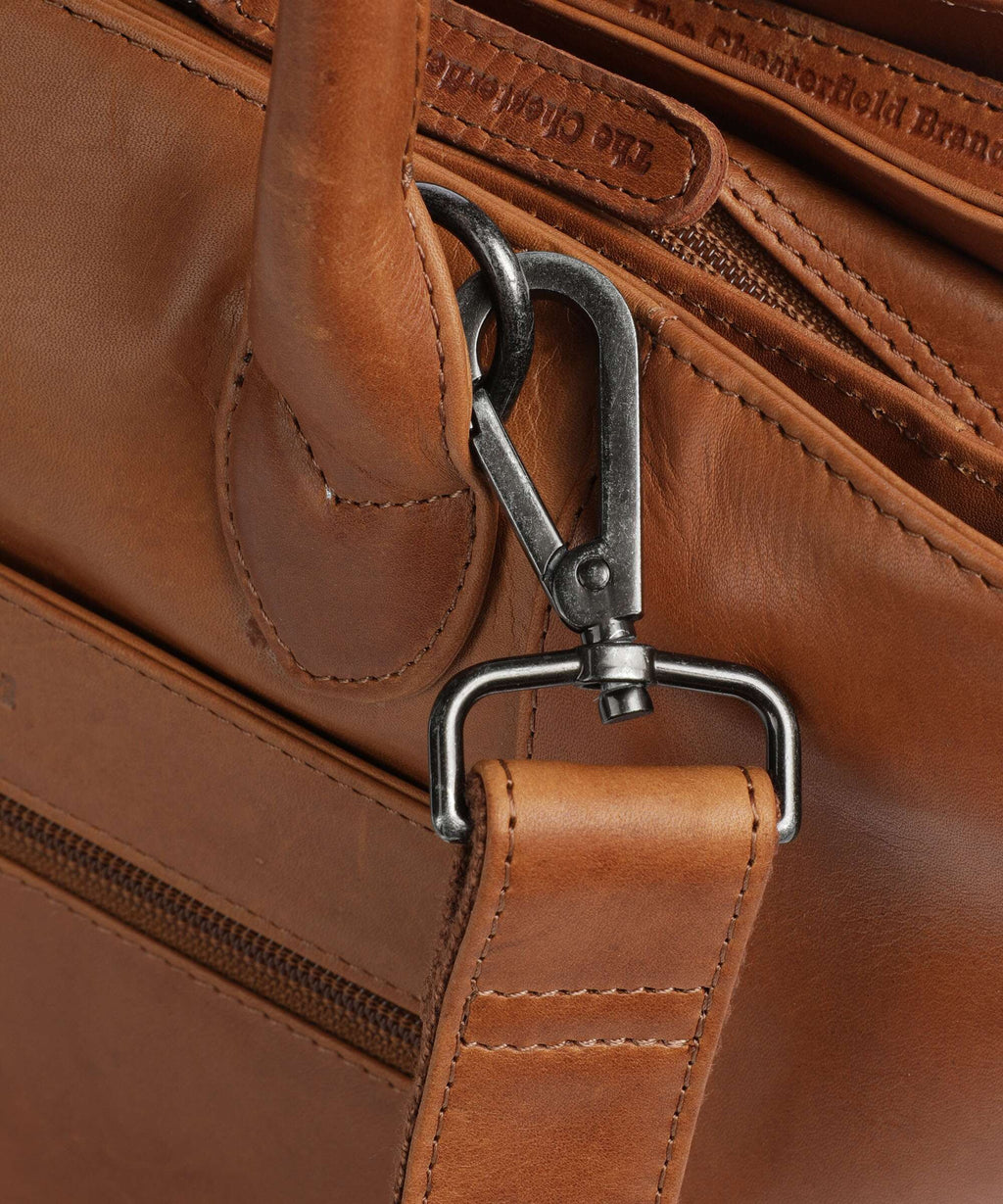 The Chesterfield Brand Wax Pull Up Cow Passau Handbag cognac