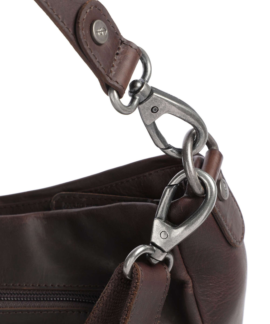 The Chesterfield Brand Wax Pull Up Cow Regina Hobo bag brown