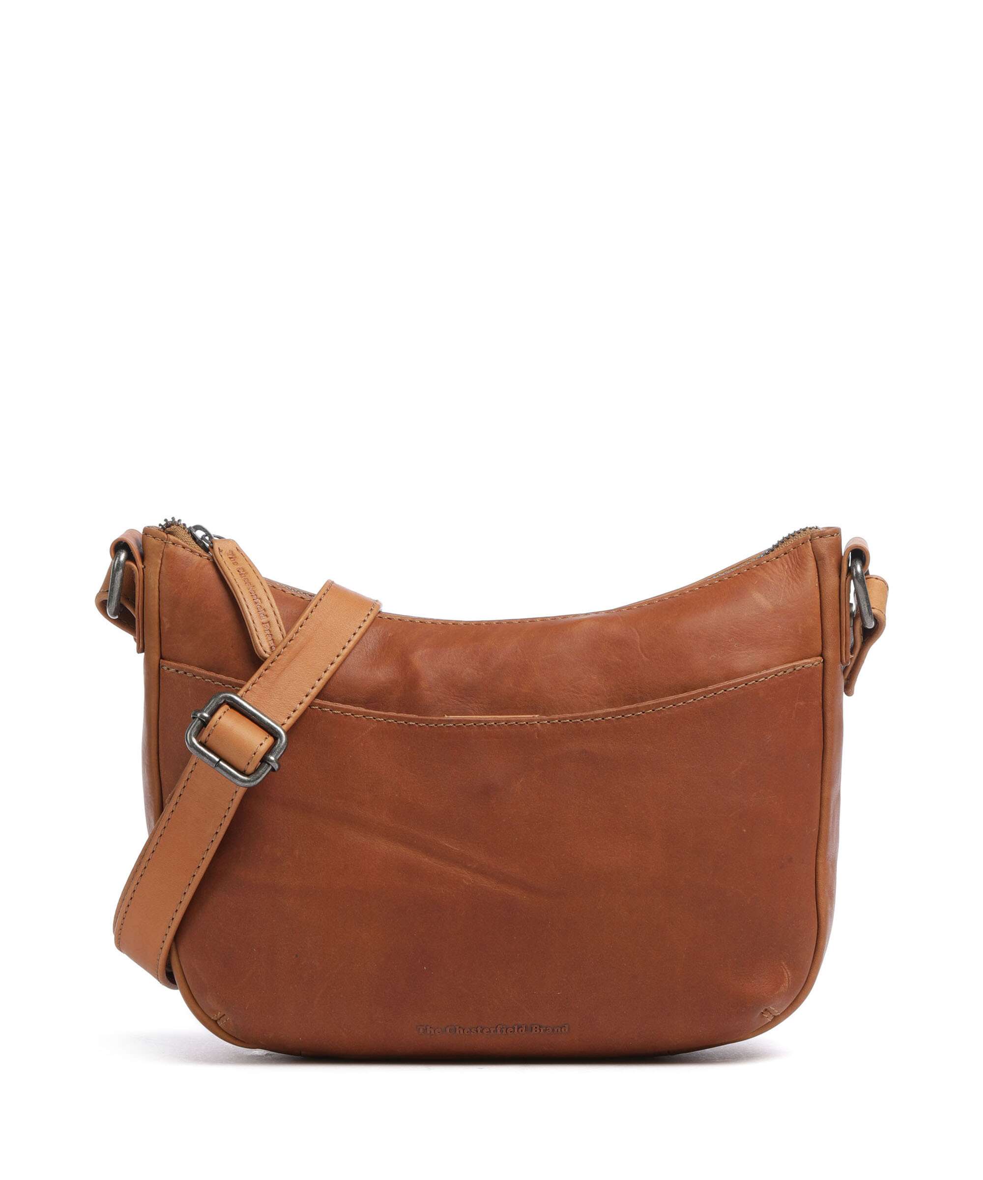 The Chesterfield Brand Cow Wax Pull Up Henderson Crossbody bag cognac