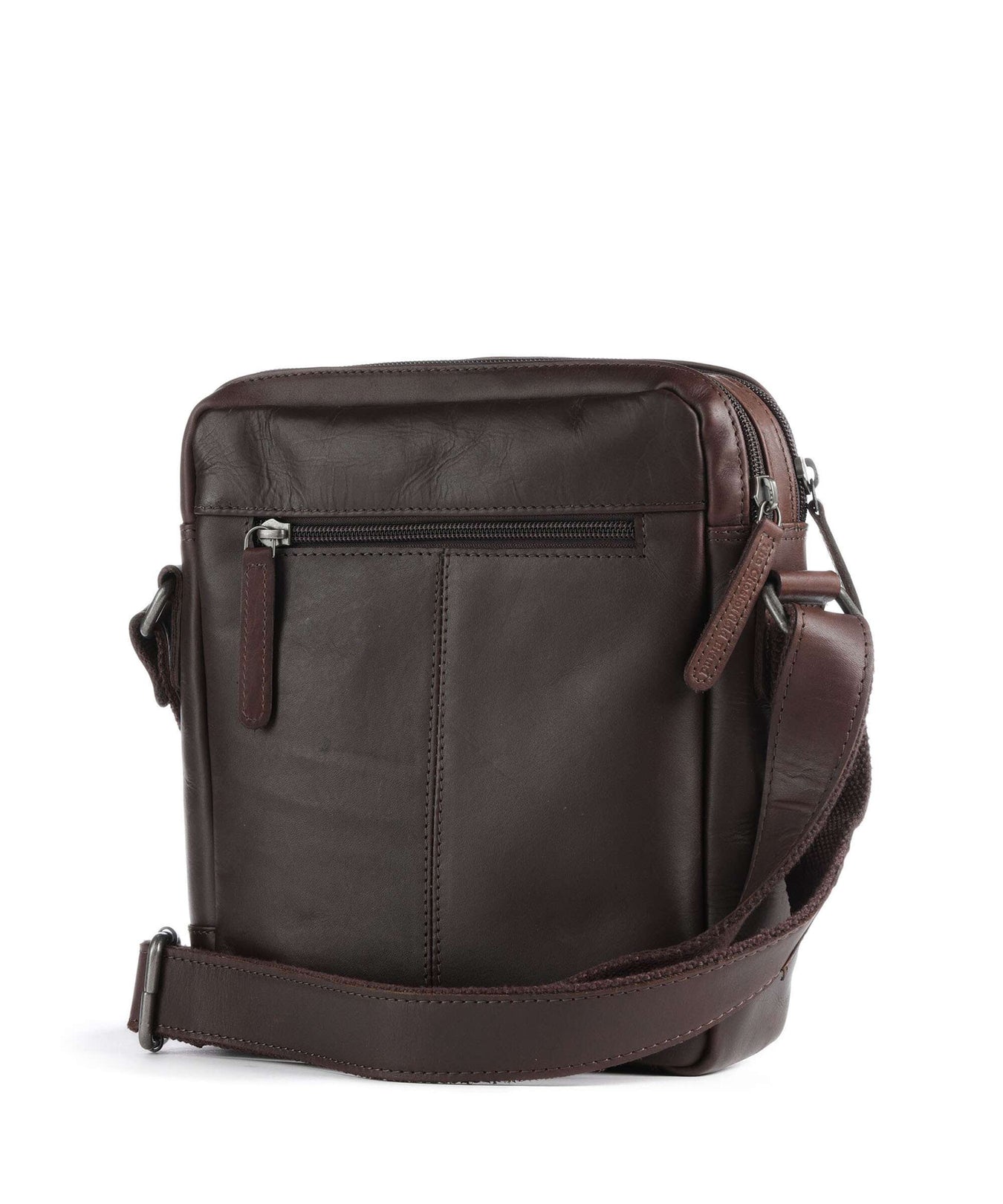 The Chesterfield Brand Cow Wax Pull Up Arnhem Crossbody bag brown