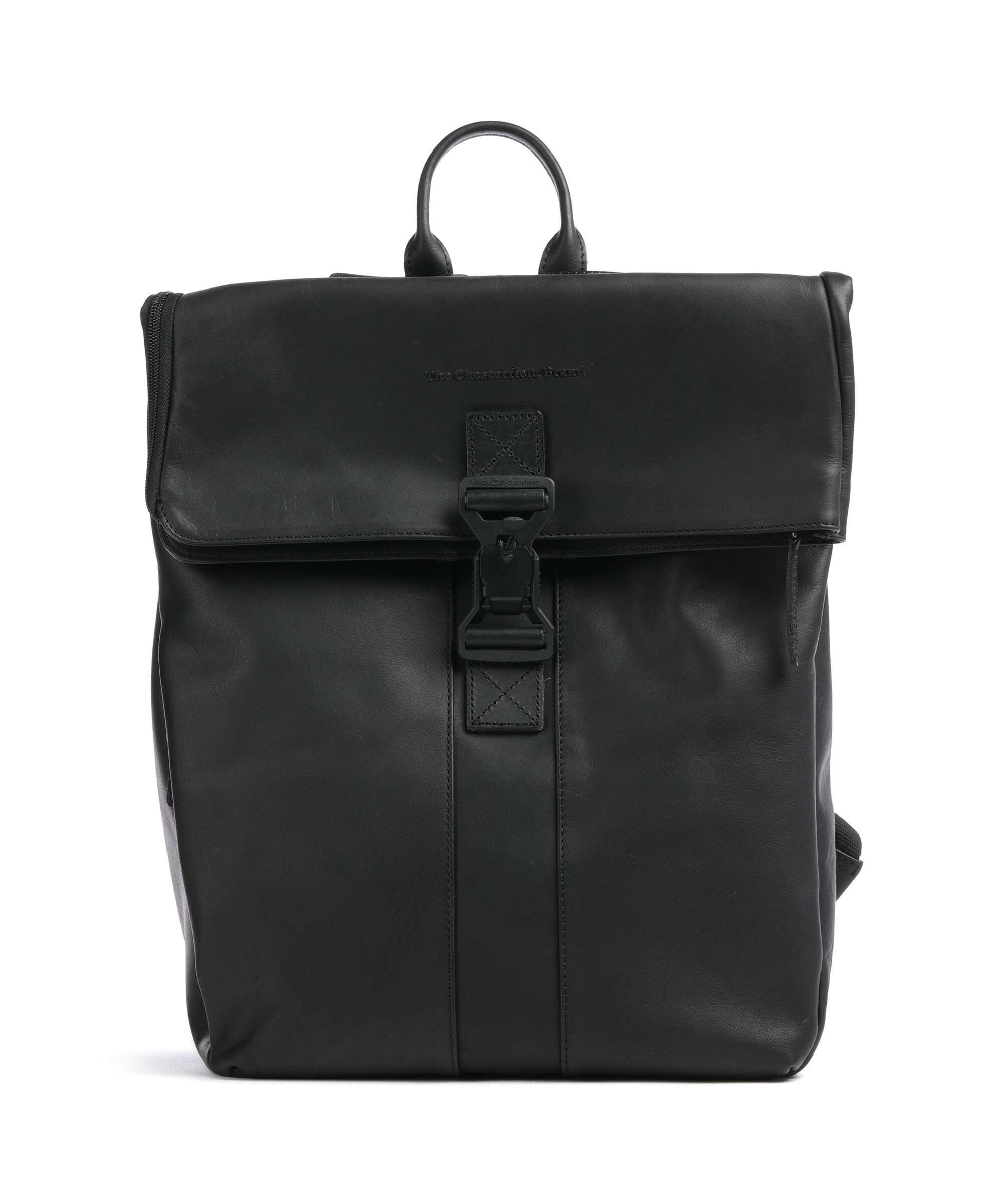 The Chesterfield Brand Wax Pull Up Cow Savona Backpack black