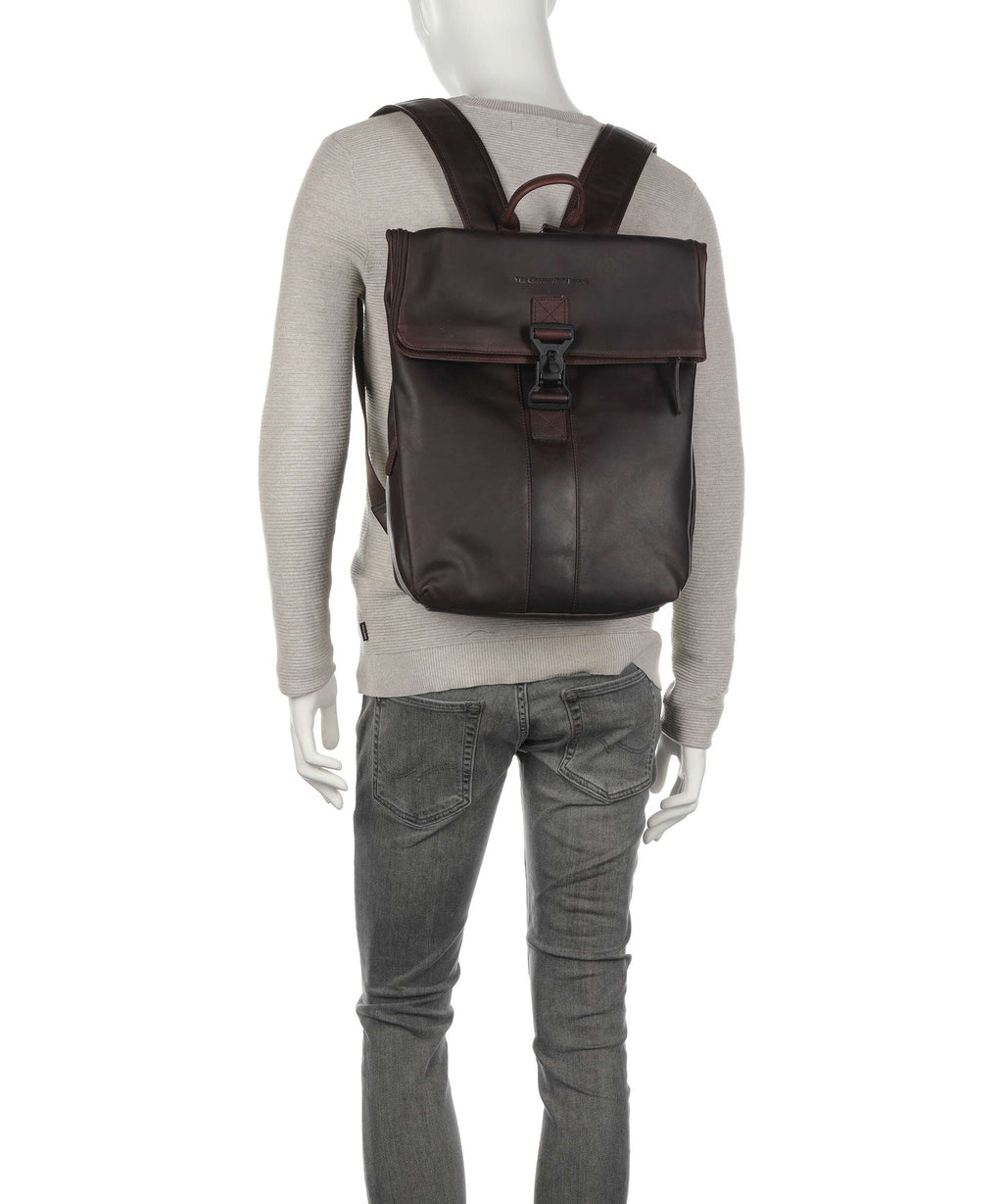 The Chesterfield Brand Wax Pull Up Cow Savona Backpack brown