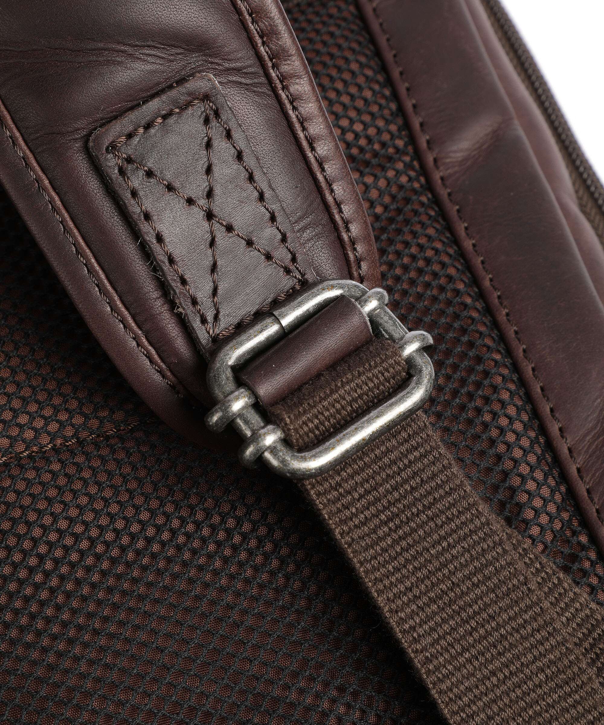 The Chesterfield Brand Wax Pull Up Cow Savona Backpack brown
