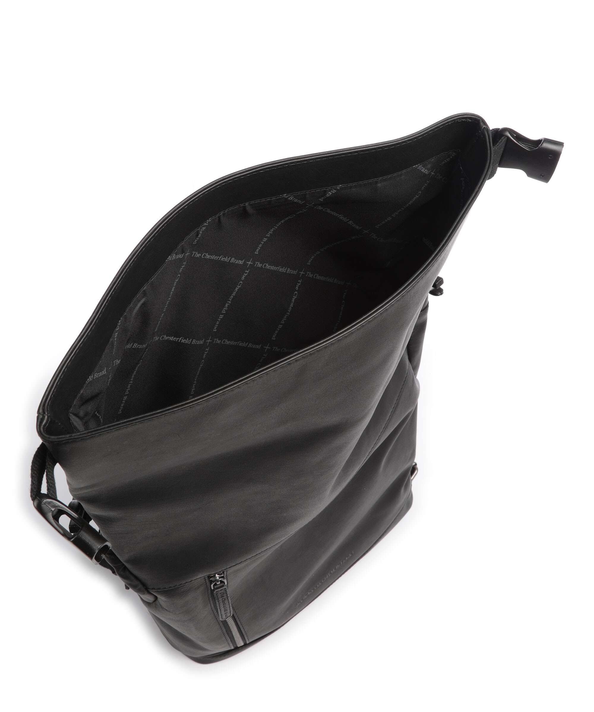 The Chesterfield Brand Wax Pull Up Cow Mazara Backpack black