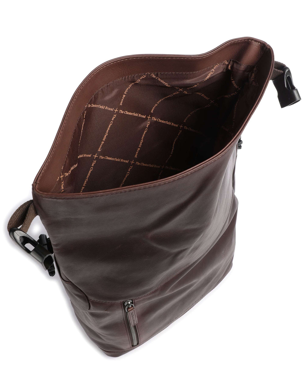 The Chesterfield Brand Wax Pull Up Cow Mazara Backpack brown