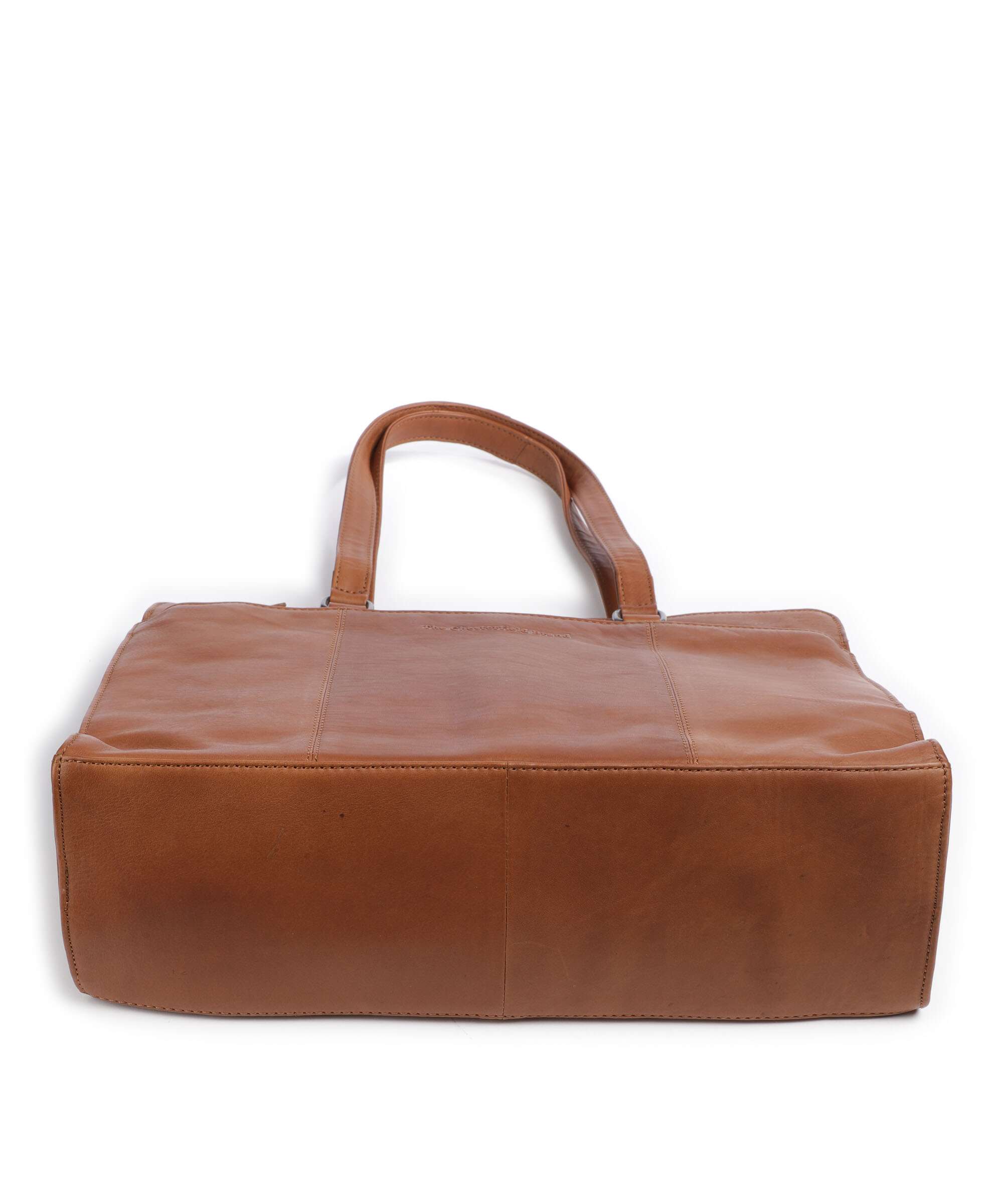 The Chesterfield Brand Wax Pull Up Cow Fidenza Tote bag cognac