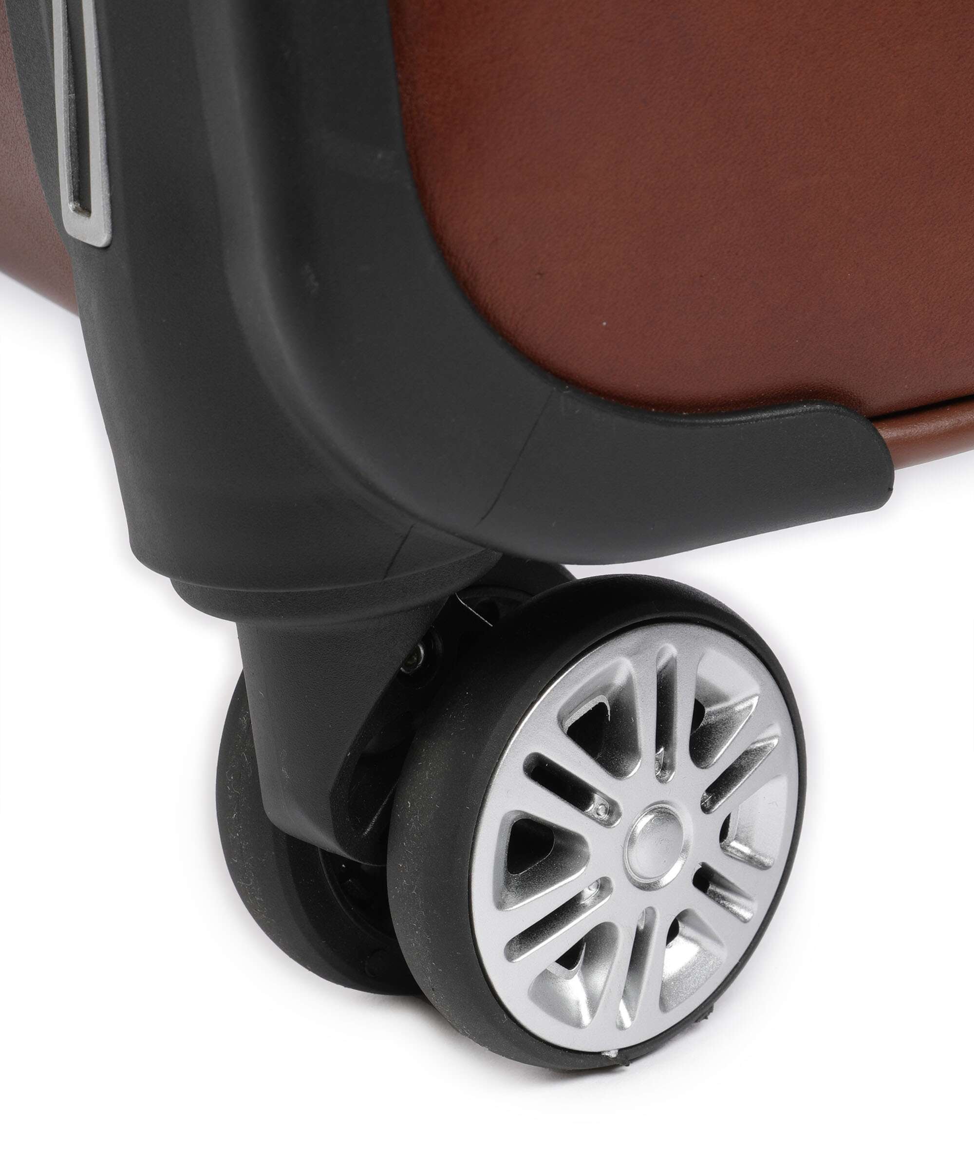 The Chesterfield Brand Wax Pull Up Cow San Marino Spinner (4 wheels) cognac